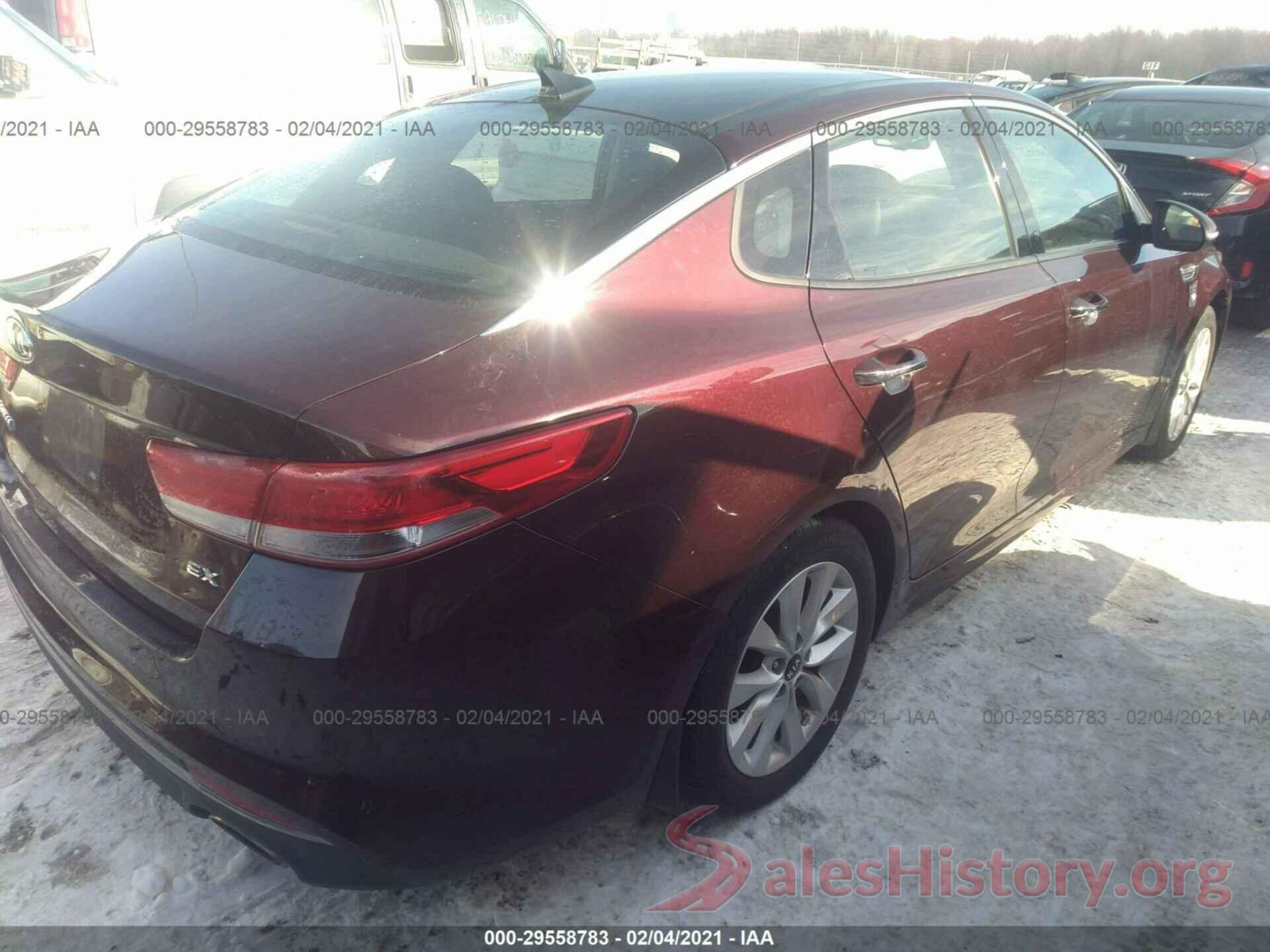 5XXGU4L3XGG009894 2016 KIA OPTIMA