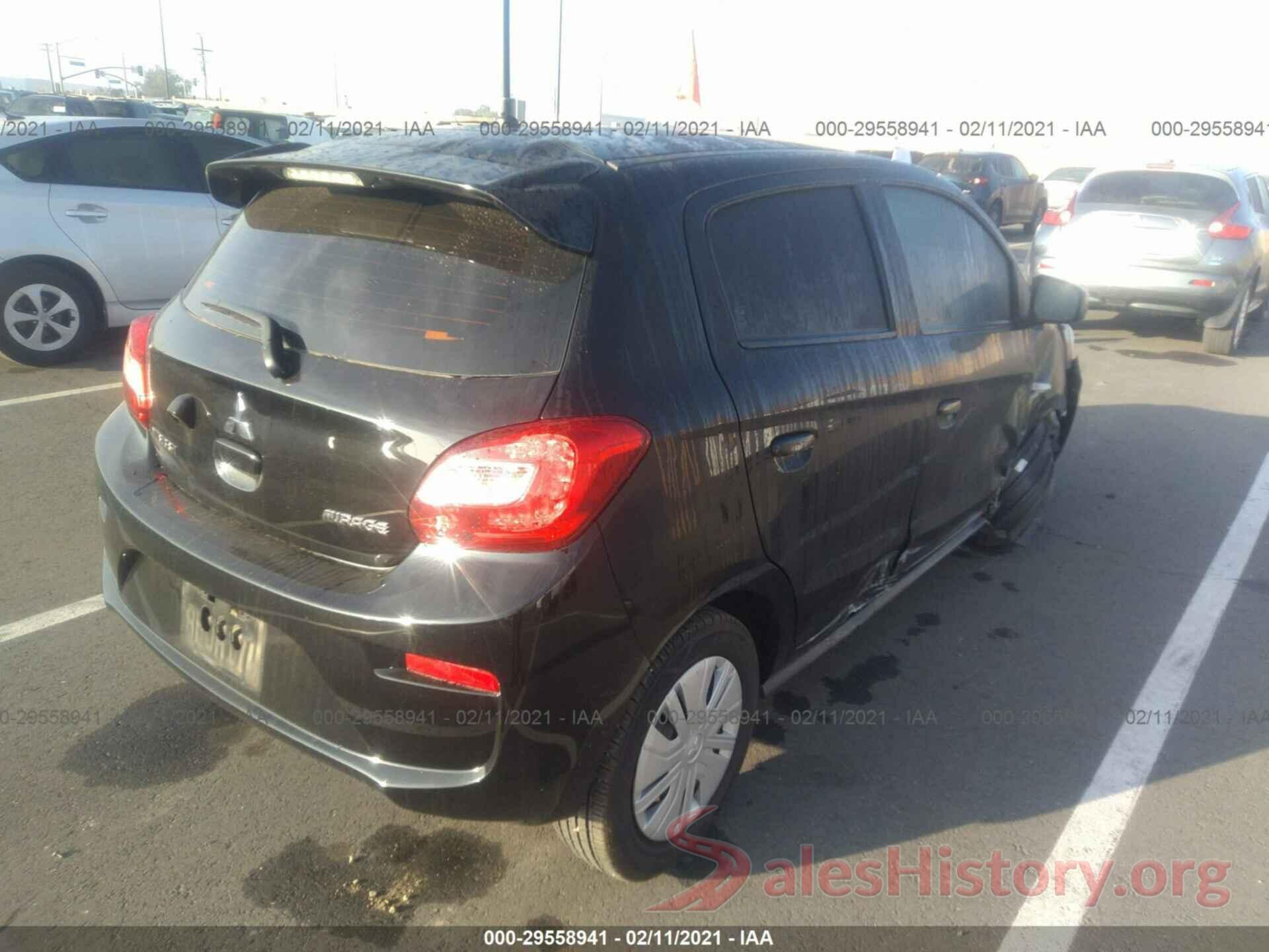 ML32A3HJ7JH000412 2018 MITSUBISHI MIRAGE