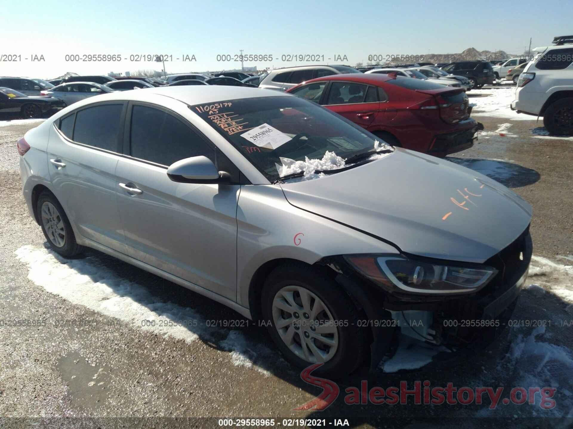 KMHD74LF3HU095187 2017 HYUNDAI ELANTRA