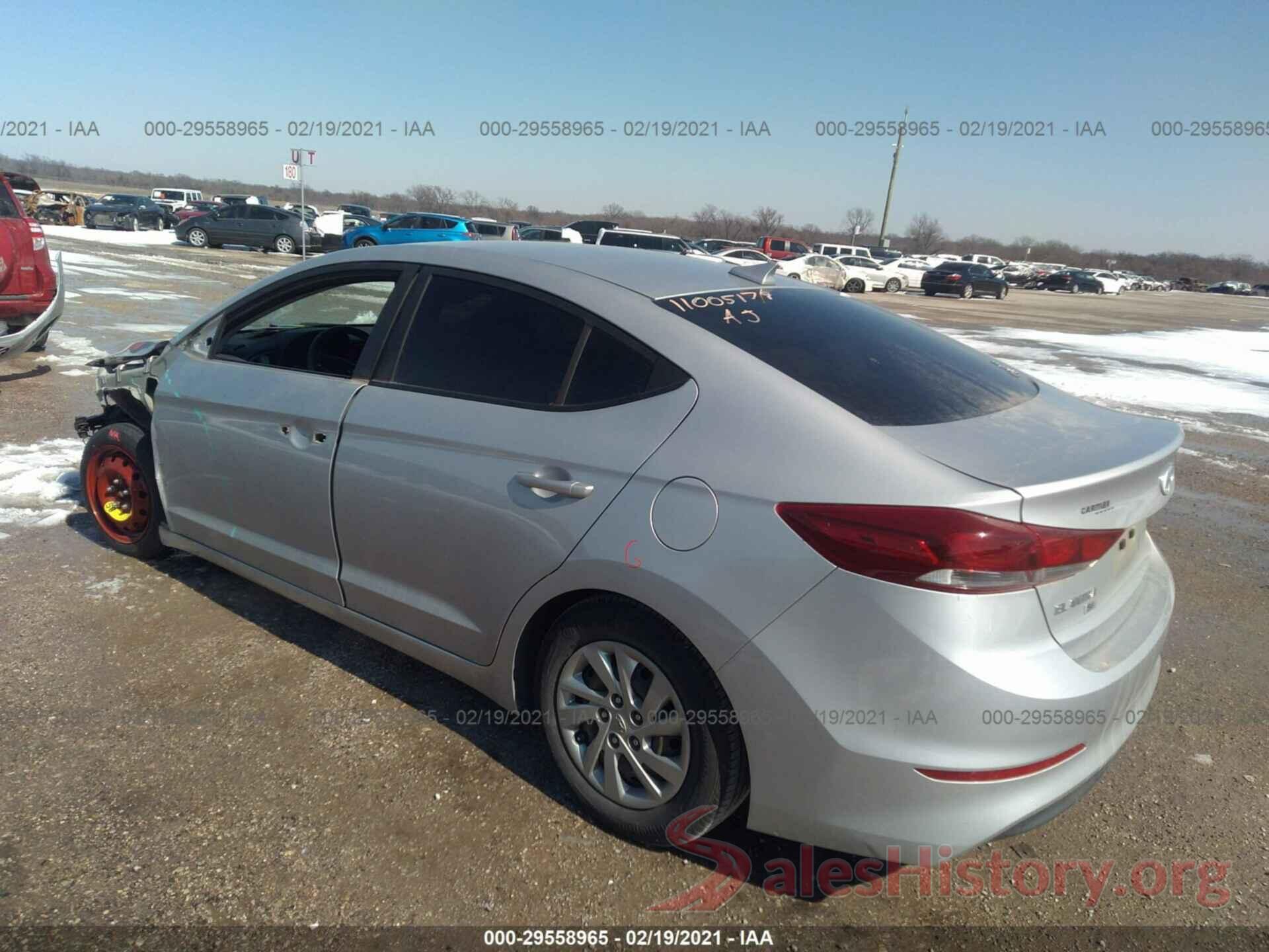 KMHD74LF3HU095187 2017 HYUNDAI ELANTRA