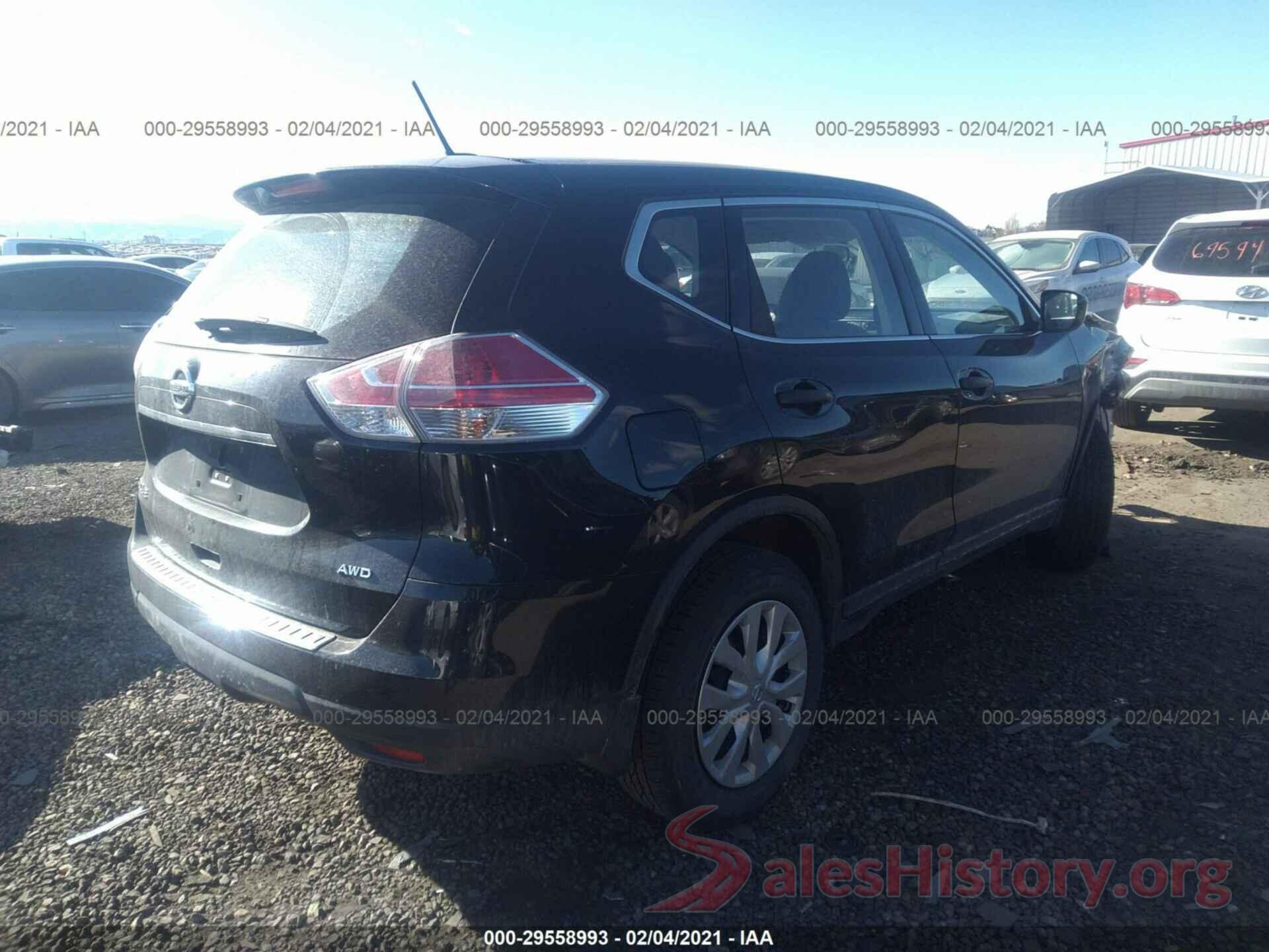 KNMAT2MV5GP659903 2016 NISSAN ROGUE