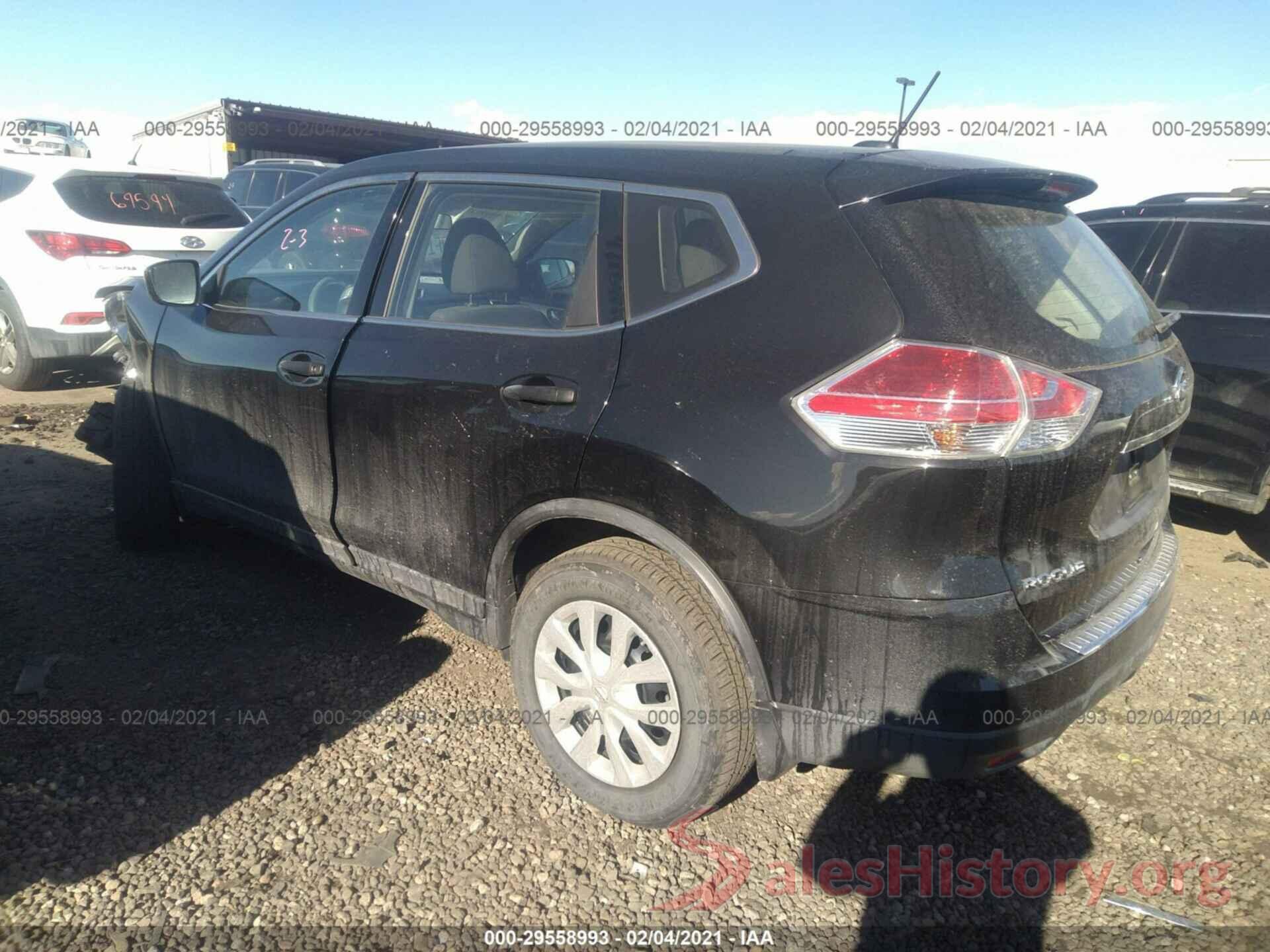 KNMAT2MV5GP659903 2016 NISSAN ROGUE