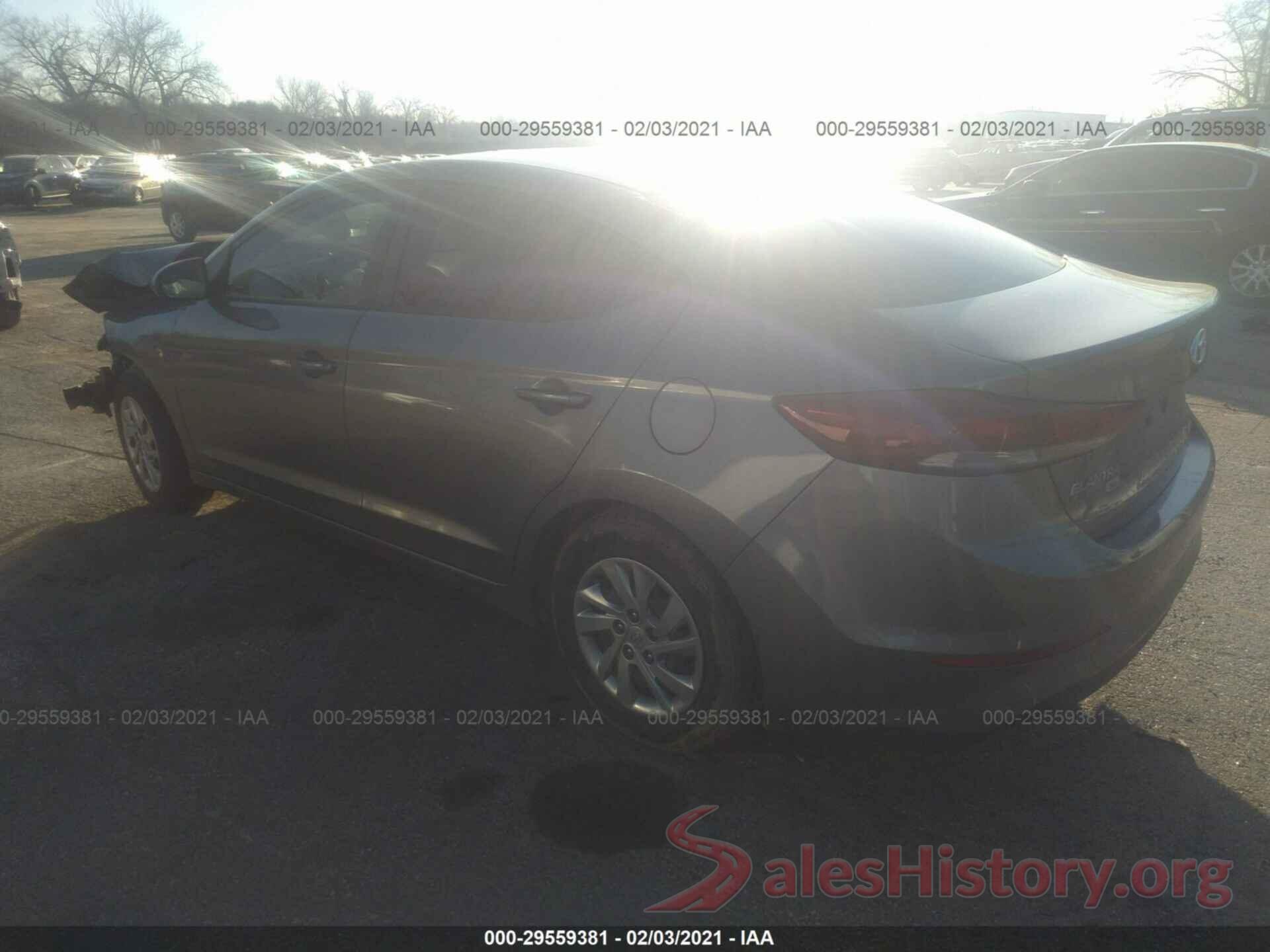 KMHD74LF5JU521113 2018 HYUNDAI ELANTRA