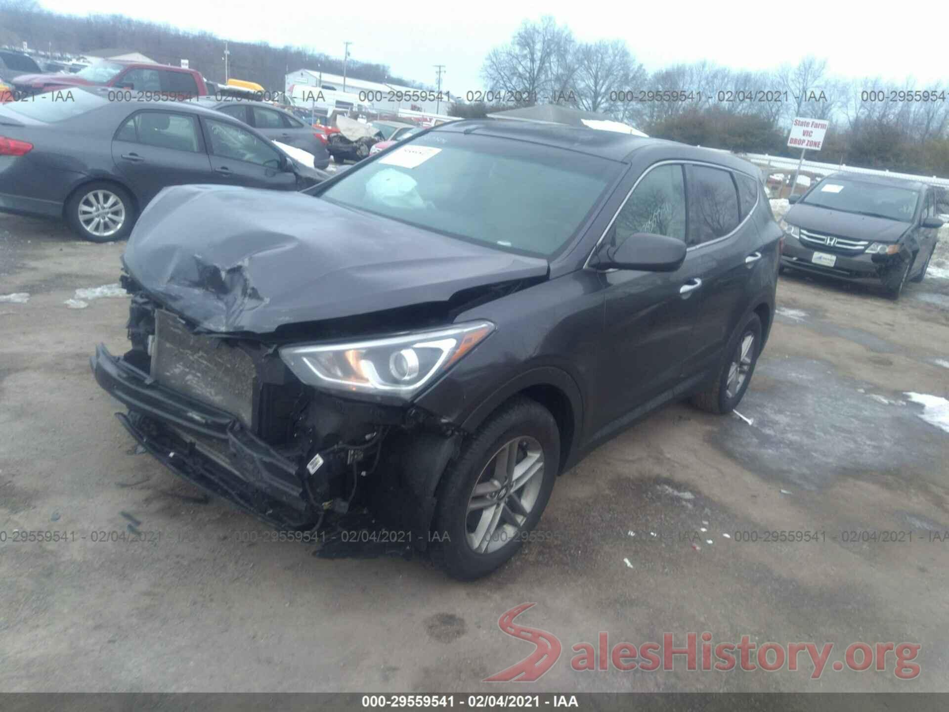 5XYZT3LB2JG572020 2018 HYUNDAI SANTA FE SPORT