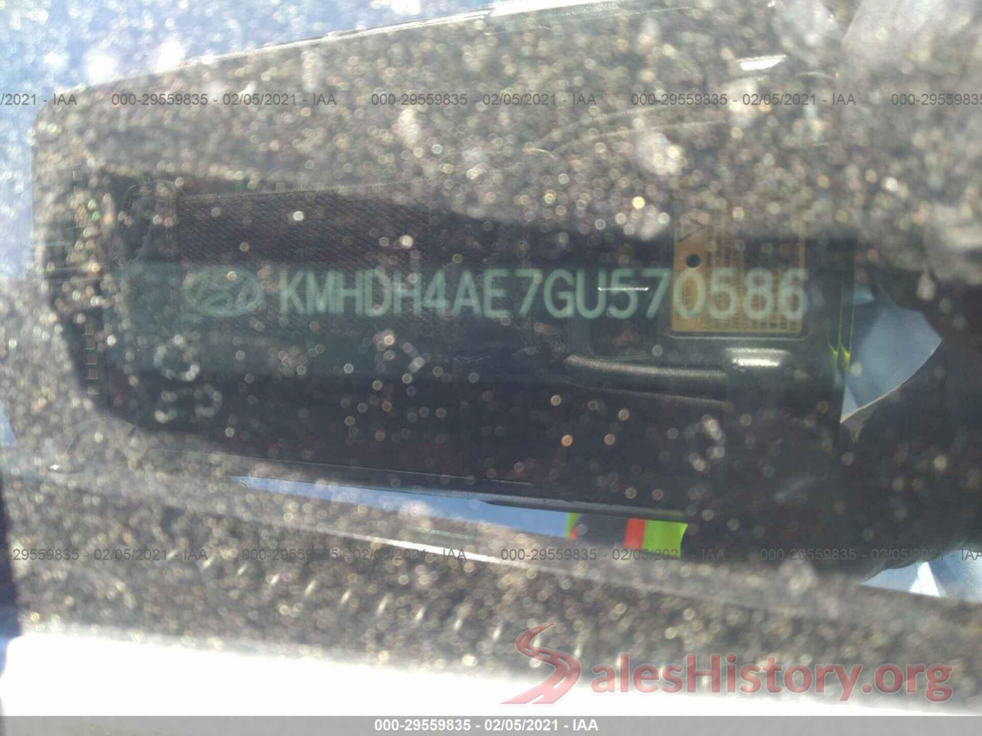 KMHDH4AE7GU570586 2016 HYUNDAI ELANTRA