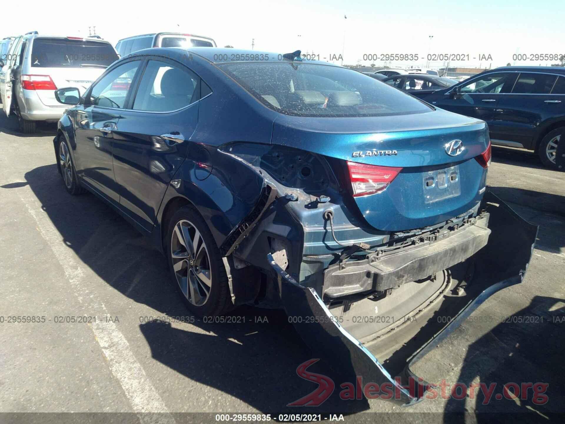 KMHDH4AE7GU570586 2016 HYUNDAI ELANTRA