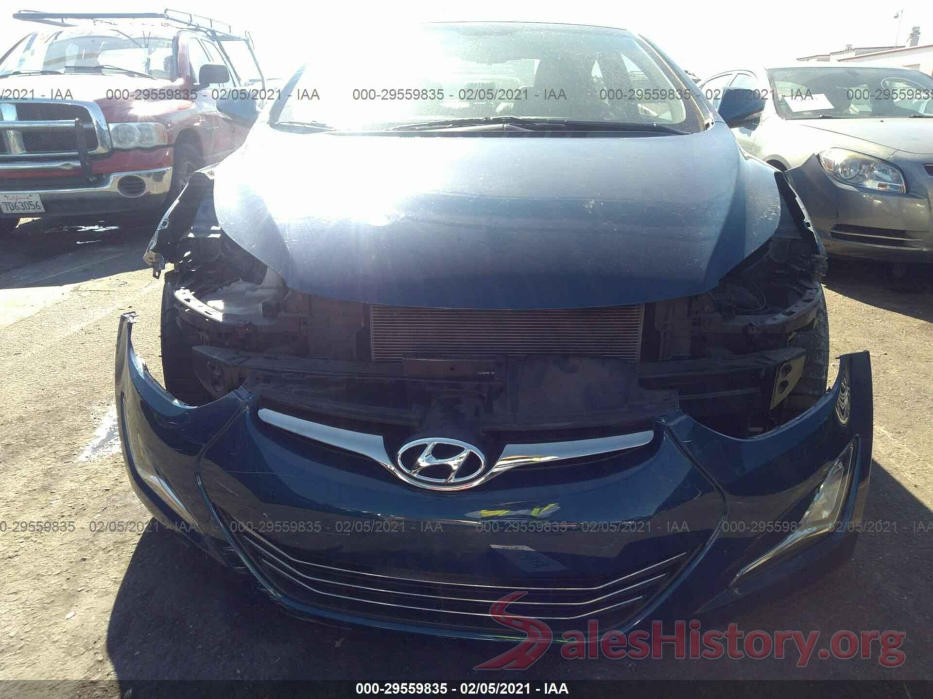 KMHDH4AE7GU570586 2016 HYUNDAI ELANTRA