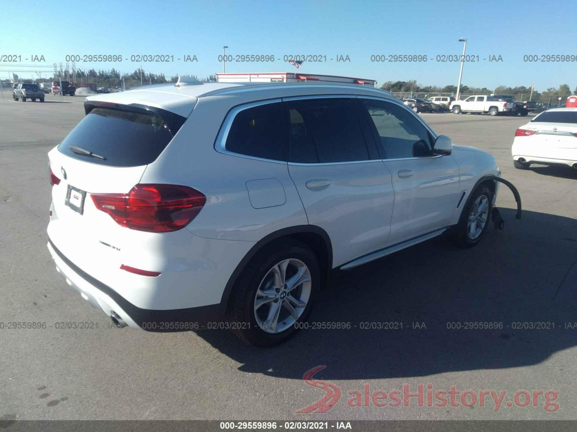 5UXTR7C56KLE95942 2019 BMW X3