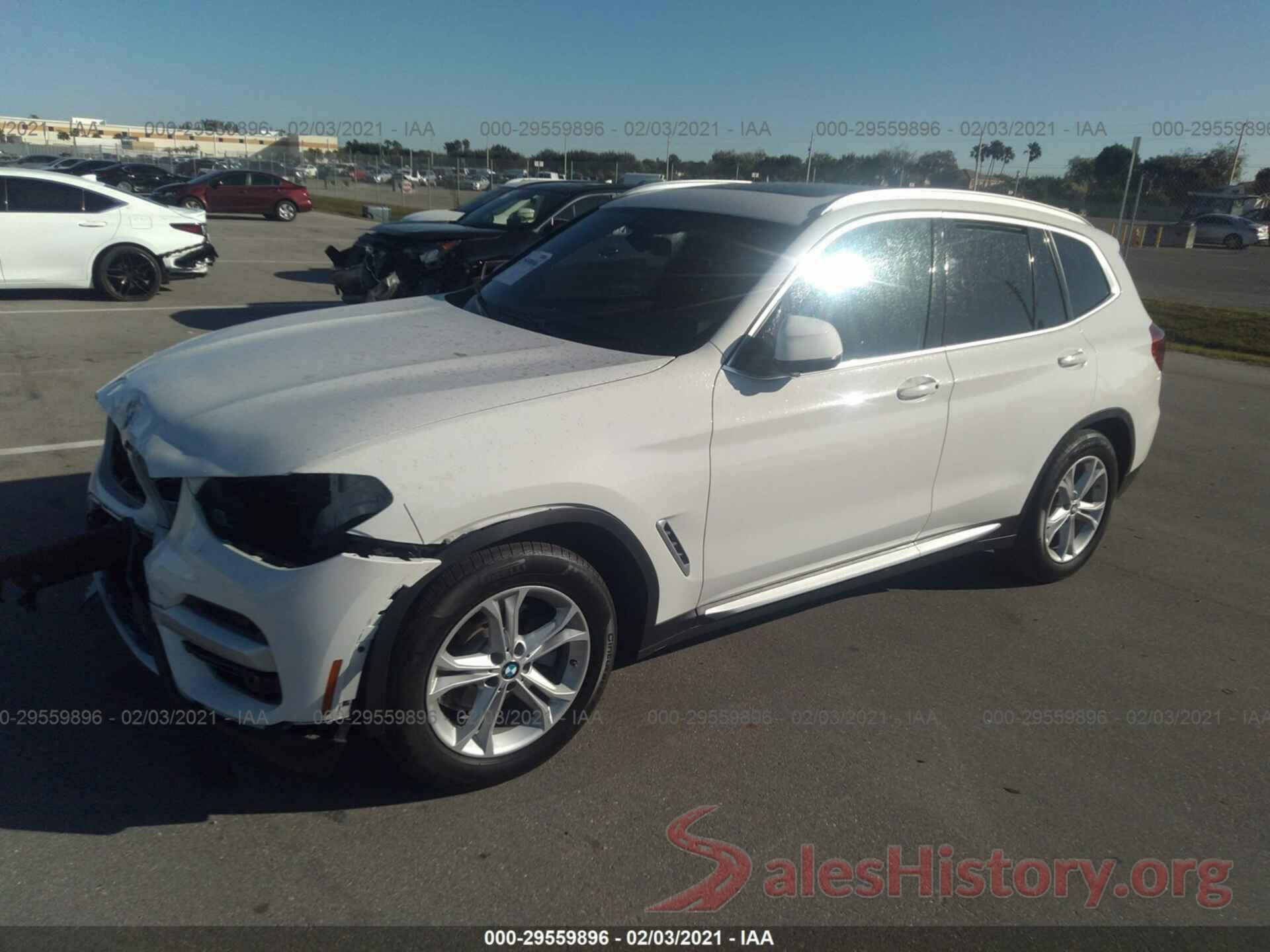 5UXTR7C56KLE95942 2019 BMW X3