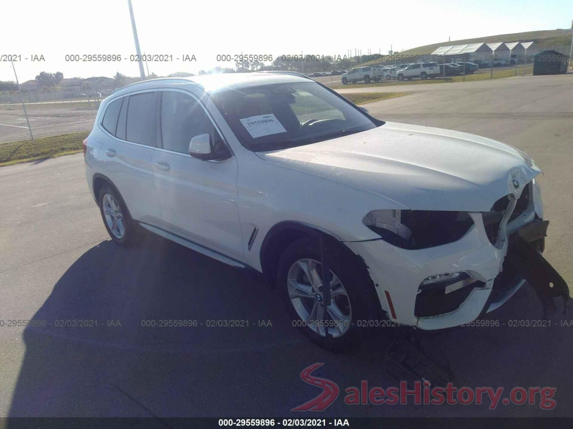 5UXTR7C56KLE95942 2019 BMW X3