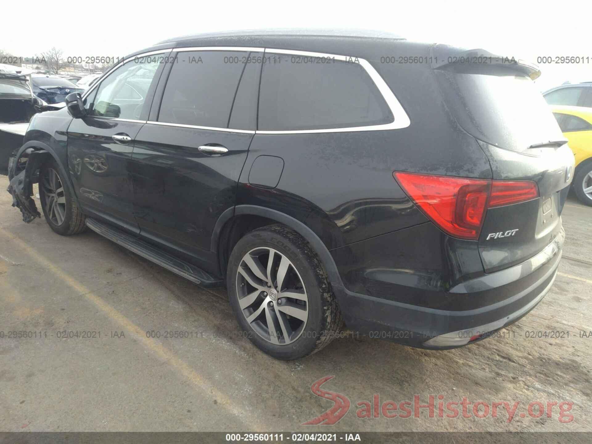 5FNYF5H97GB016886 2016 HONDA PILOT