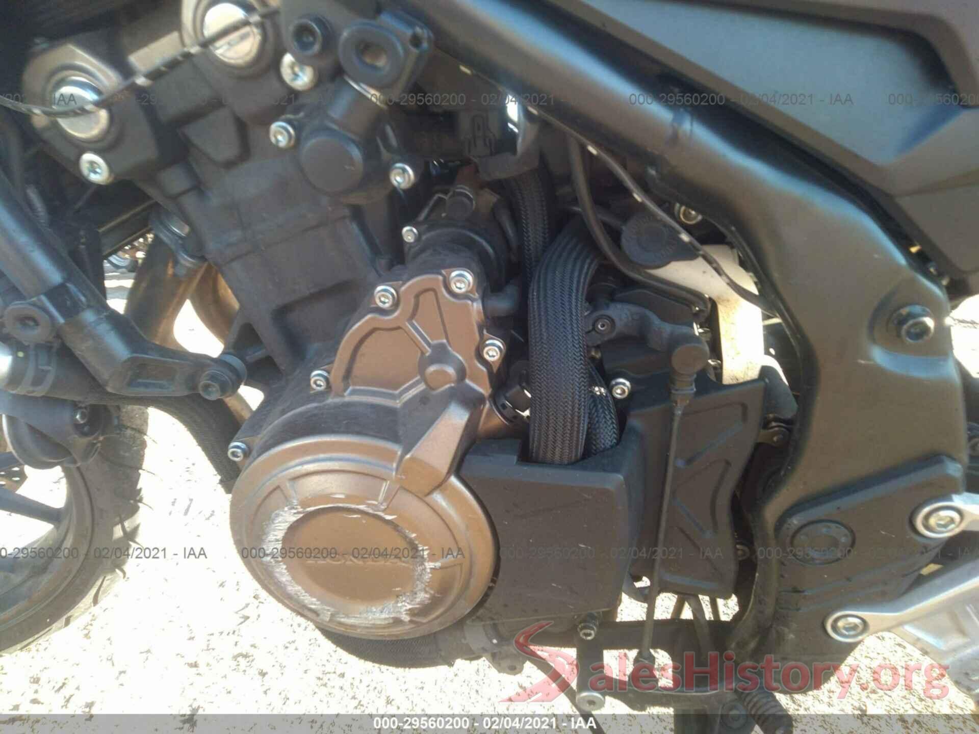 MLHPC621XL5100125 2020 HONDA CBR500