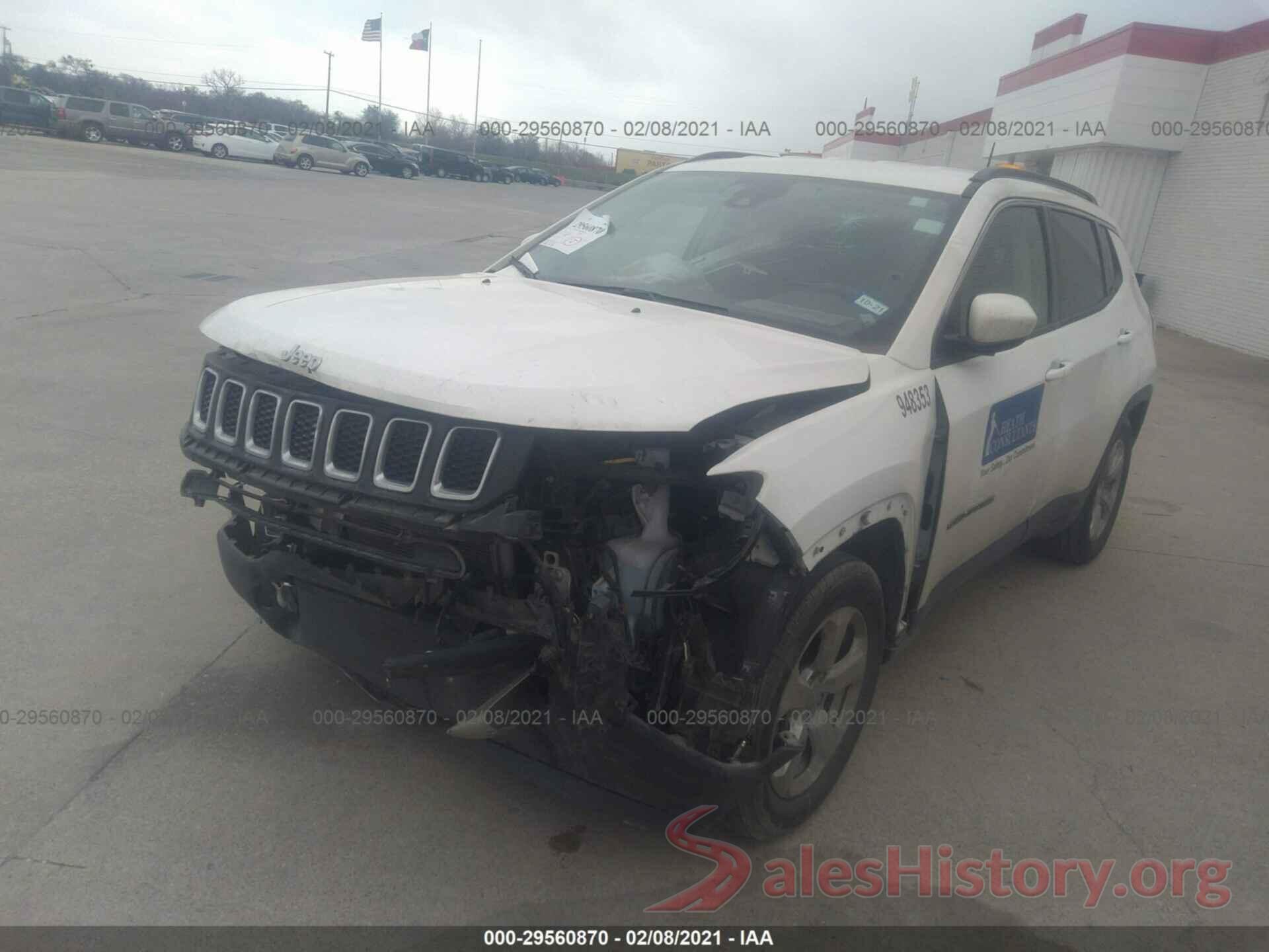 3C4NJCBB7KT802909 2019 JEEP COMPASS