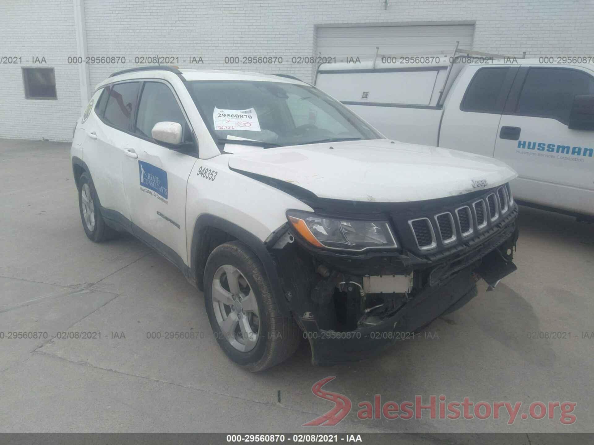 3C4NJCBB7KT802909 2019 JEEP COMPASS