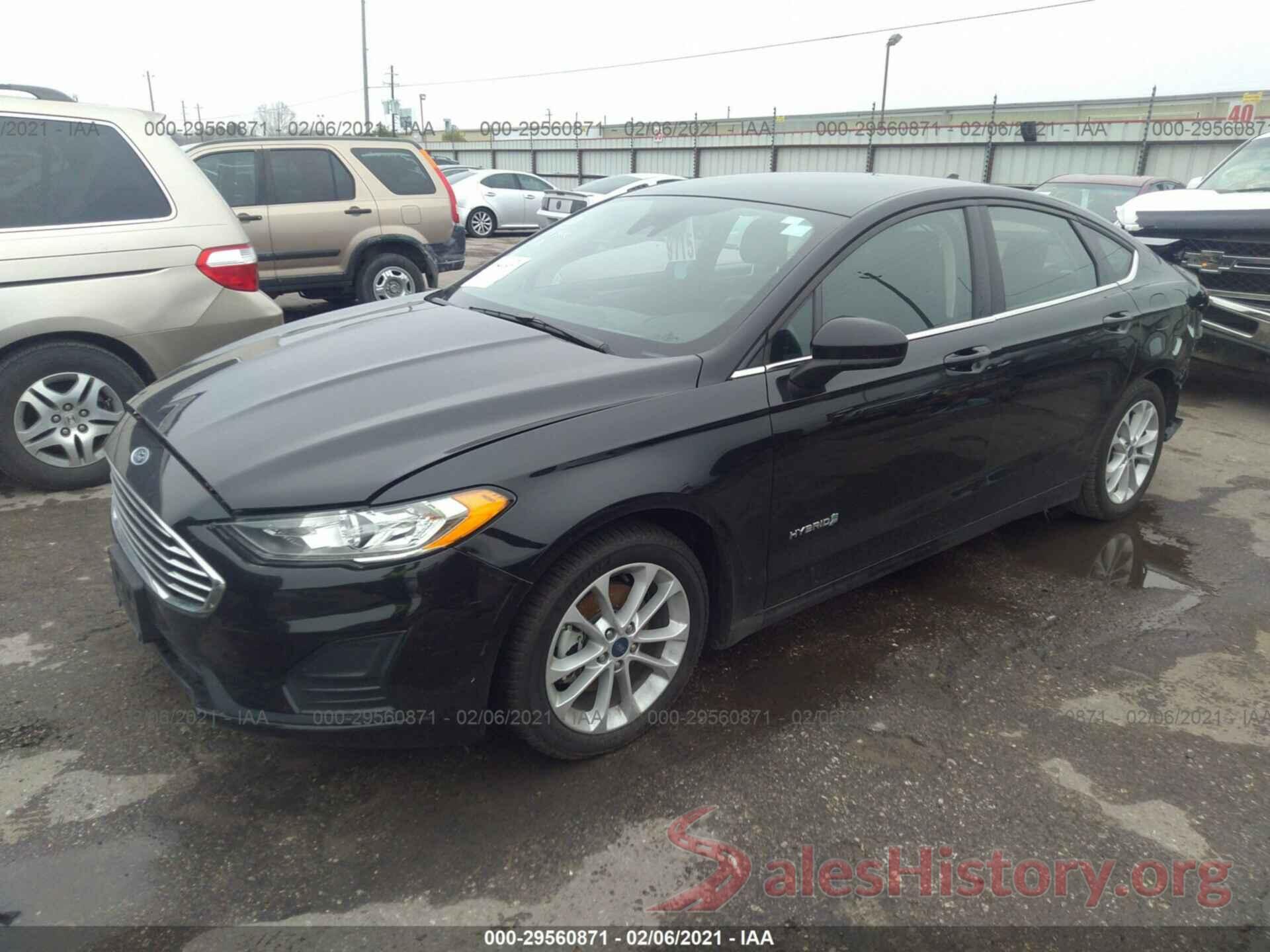 3FA6P0LU5KR252582 2019 FORD FUSION HYBRID