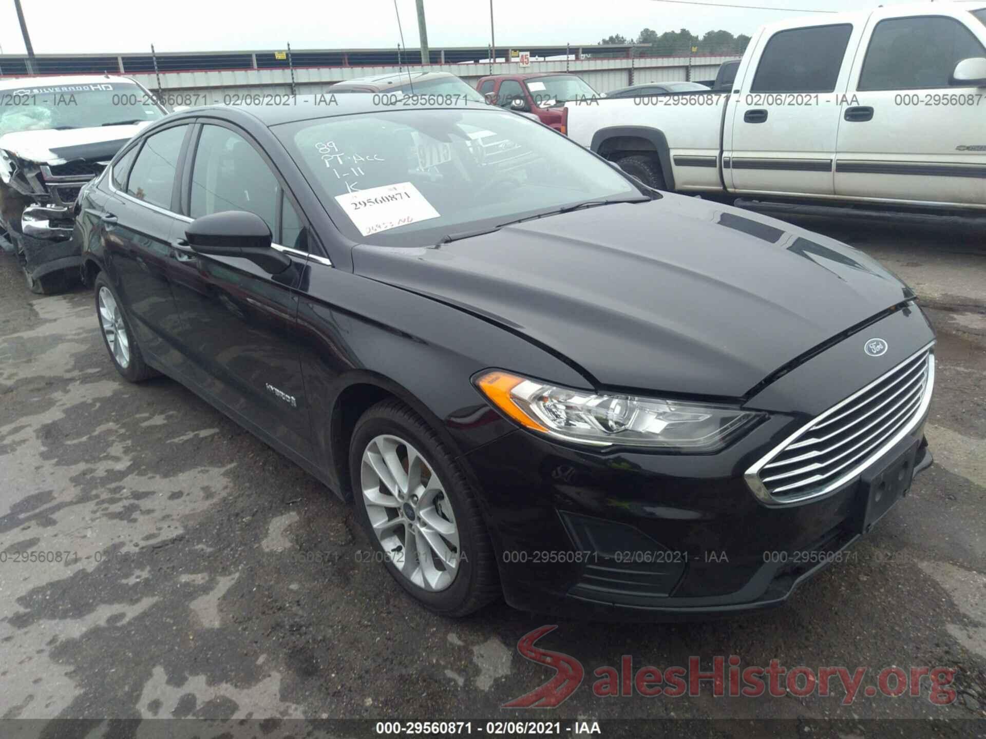 3FA6P0LU5KR252582 2019 FORD FUSION HYBRID