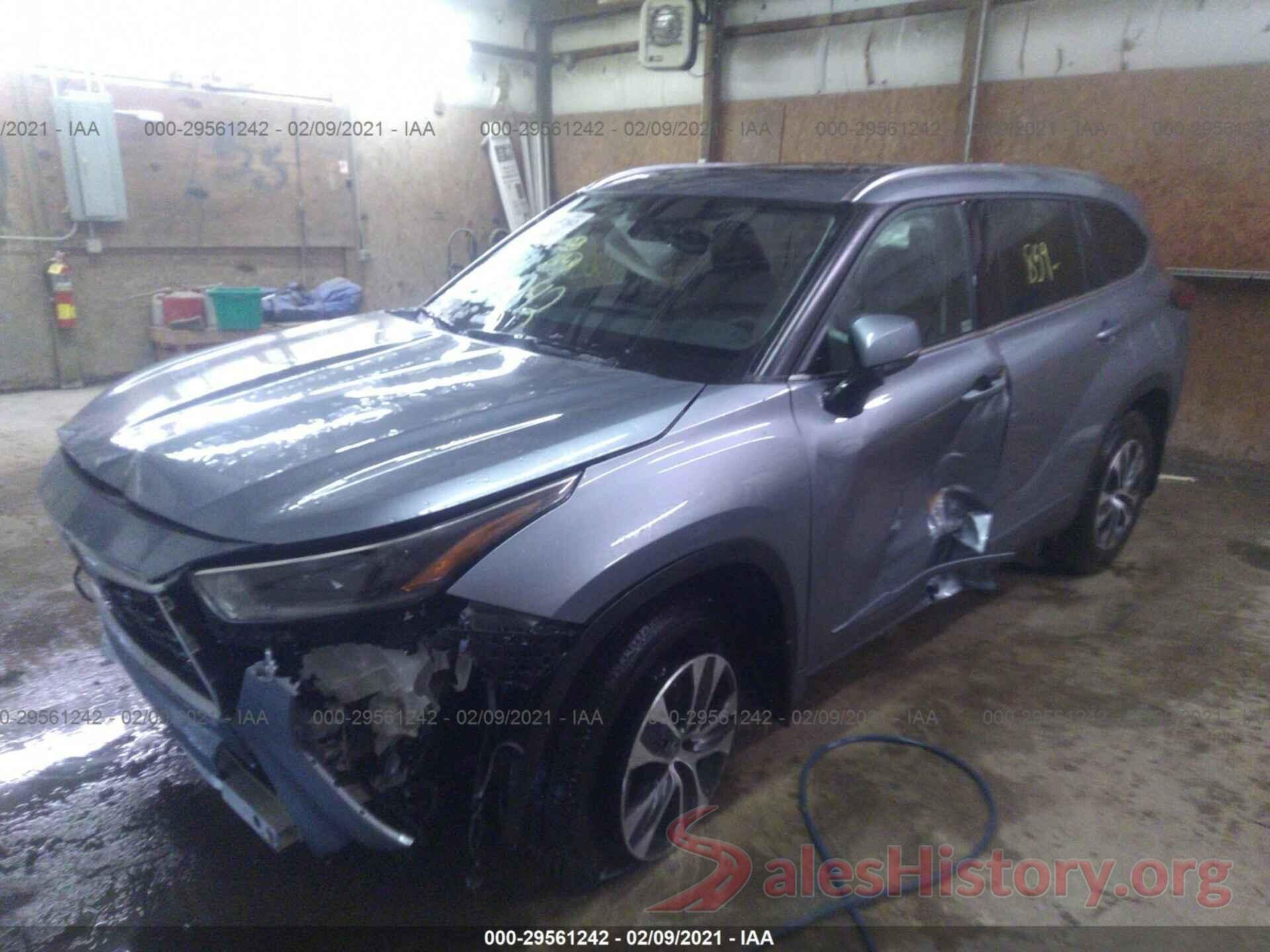 5TDGZRBH3MS062619 2021 TOYOTA HIGHLANDER