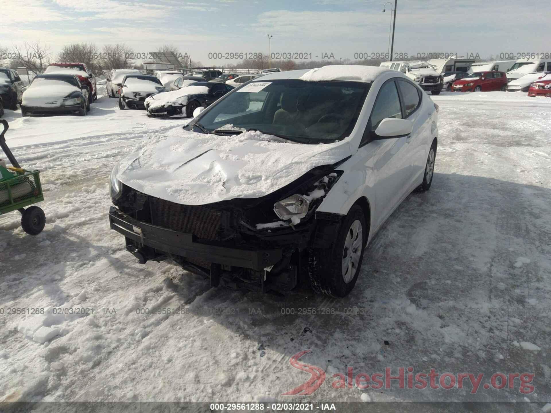 5NPDH4AE8GH664362 2016 HYUNDAI ELANTRA