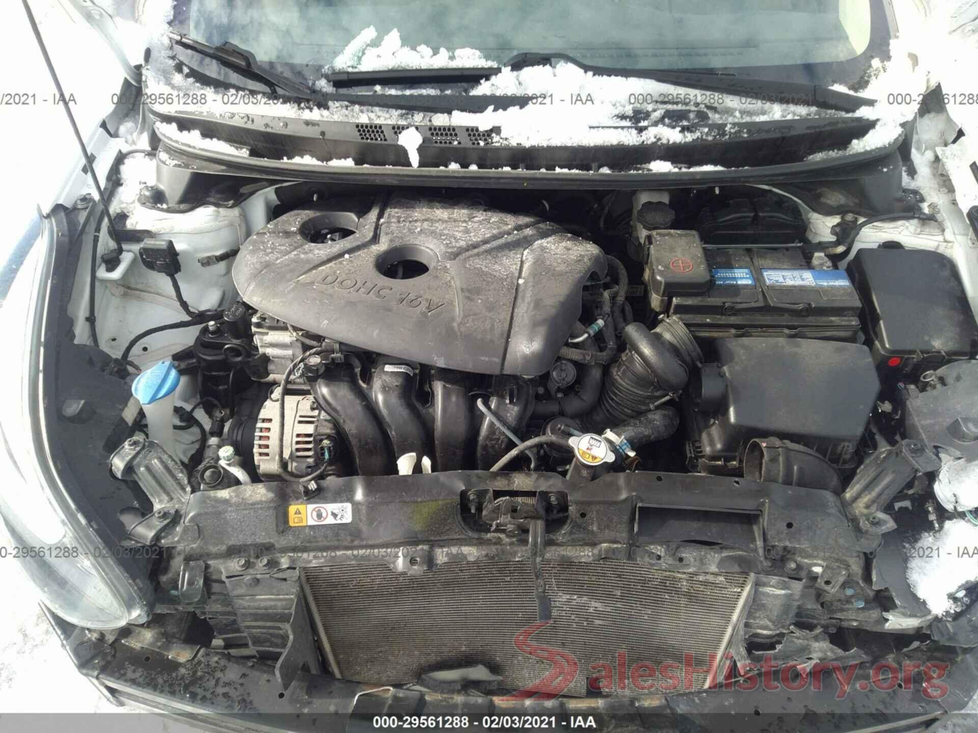 5NPDH4AE8GH664362 2016 HYUNDAI ELANTRA