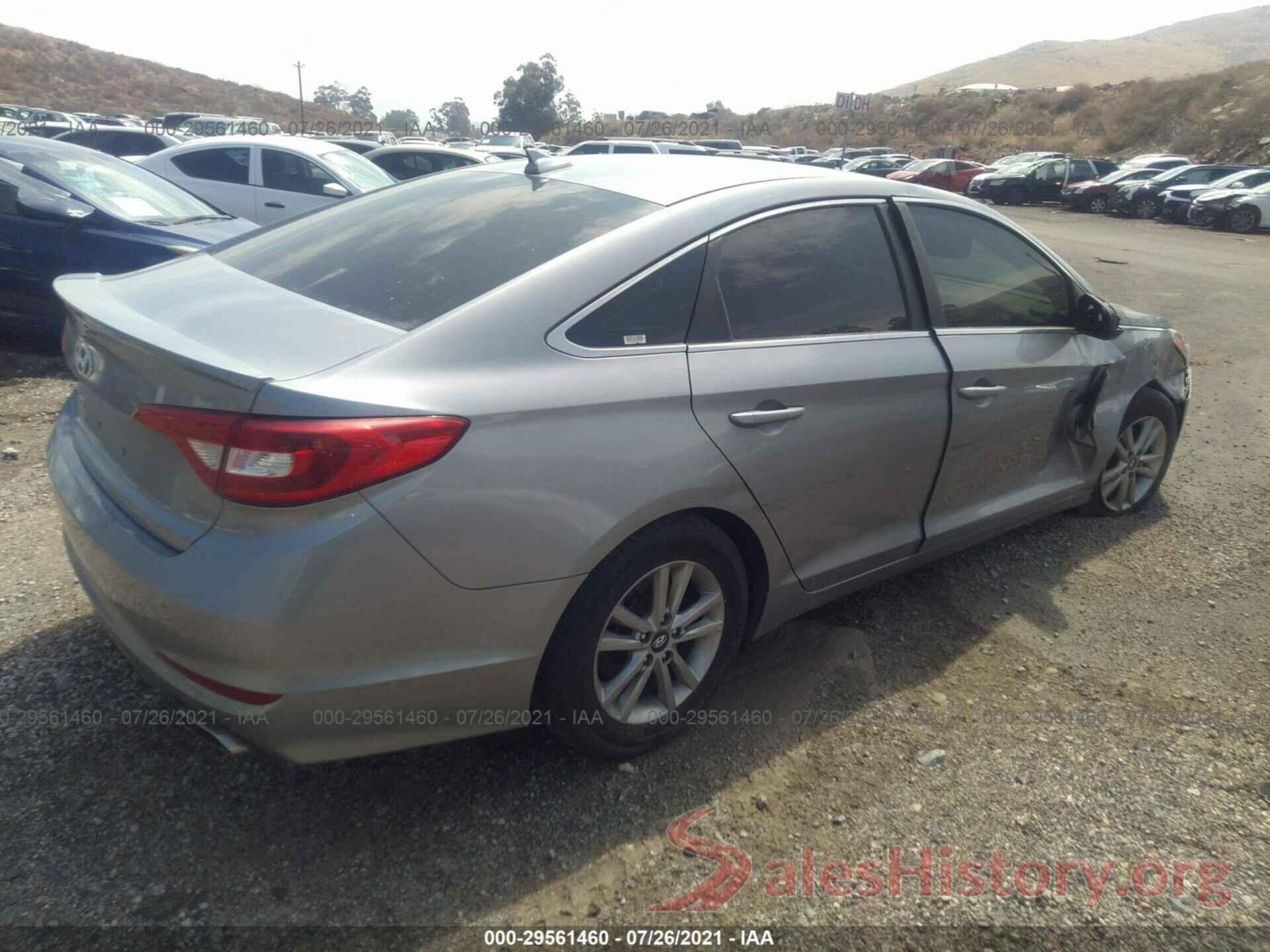 5NPE24AF9GH369947 2016 HYUNDAI SONATA