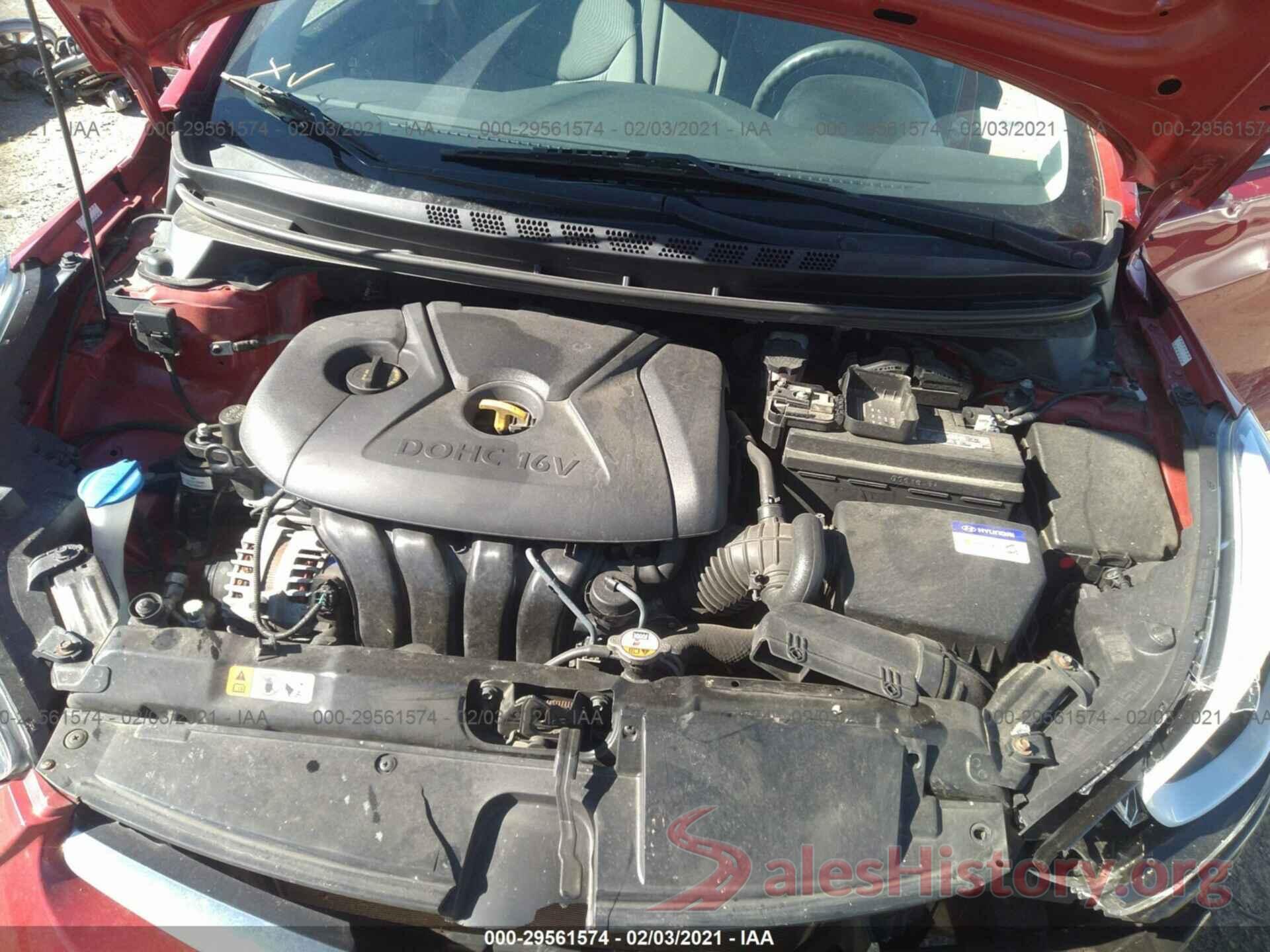 KMHDH4AE7GU541038 2016 HYUNDAI ELANTRA