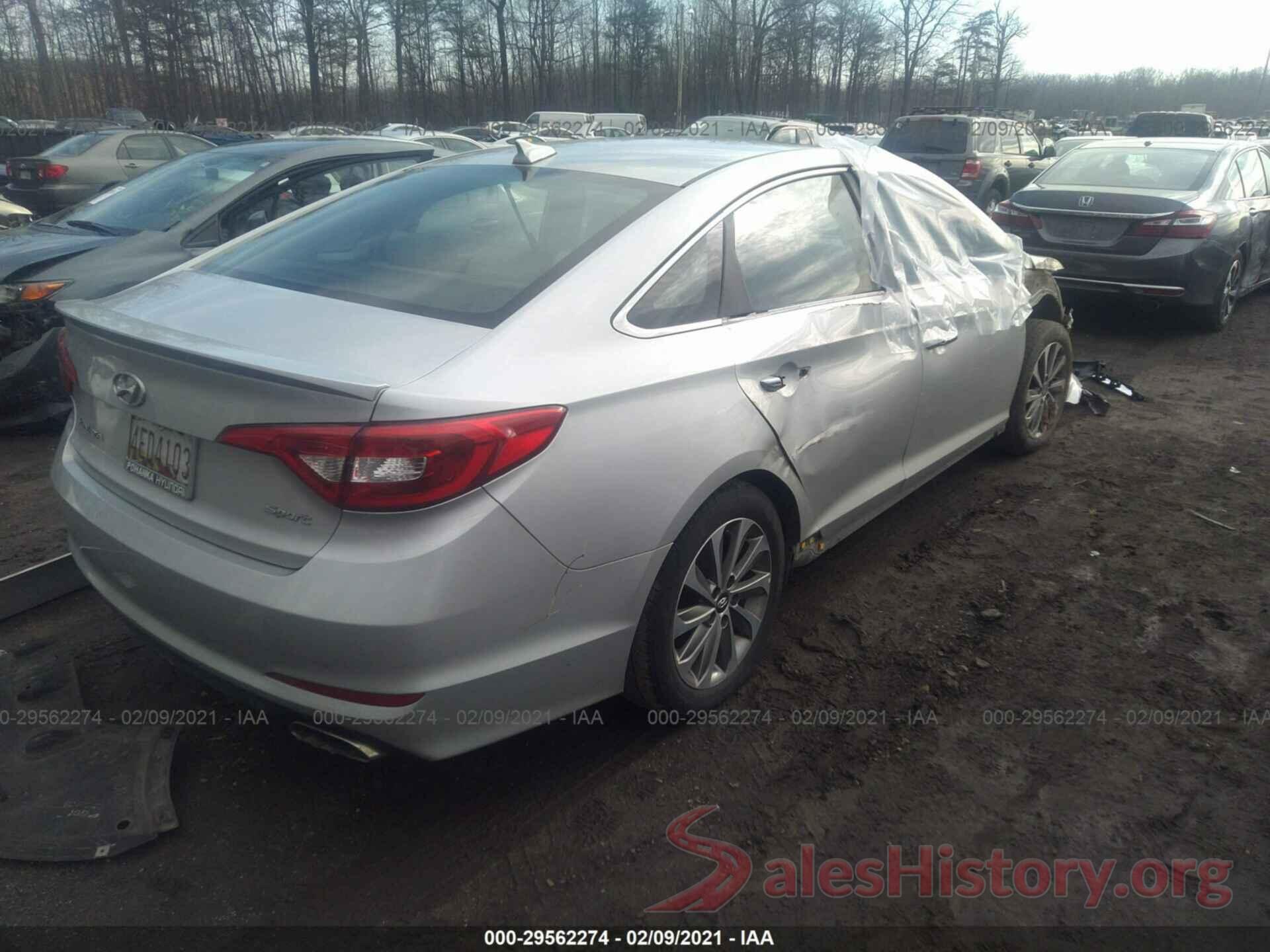 5NPE34AFXGH434592 2016 HYUNDAI SONATA