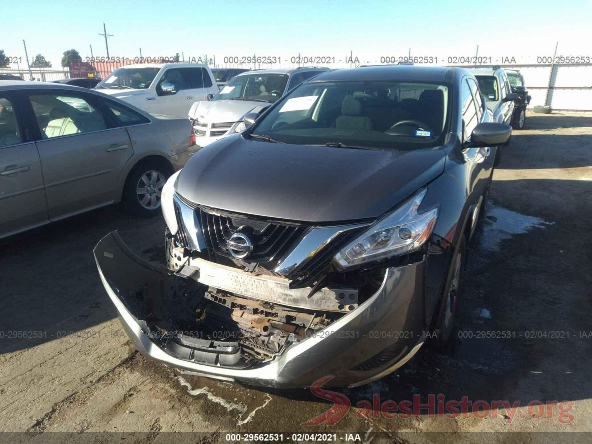 5N1AZ2MH7GN105584 2016 NISSAN MURANO