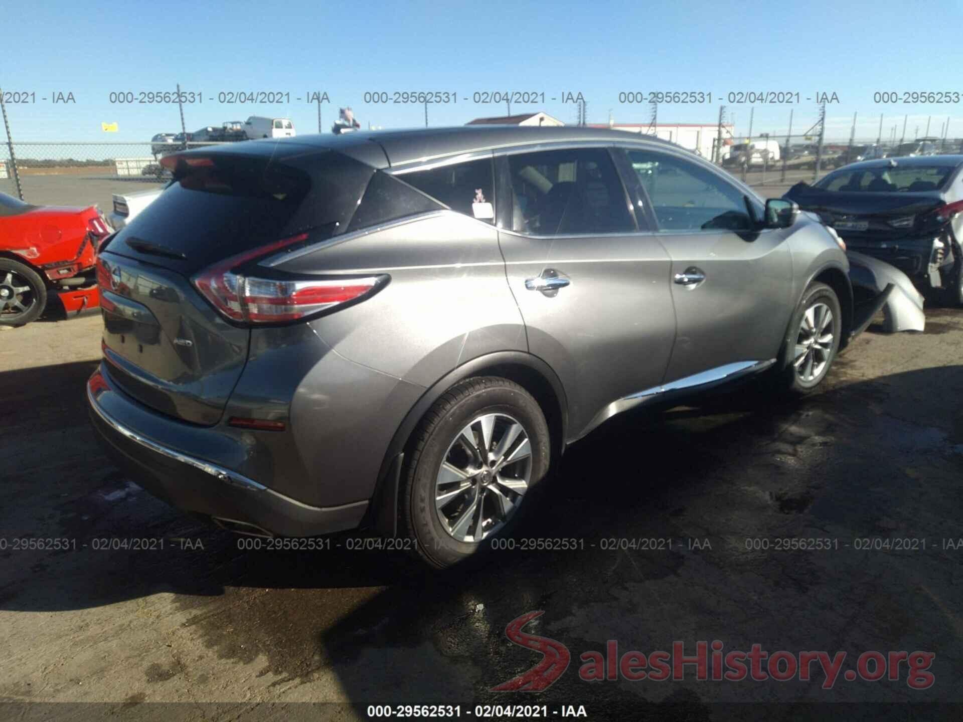 5N1AZ2MH7GN105584 2016 NISSAN MURANO