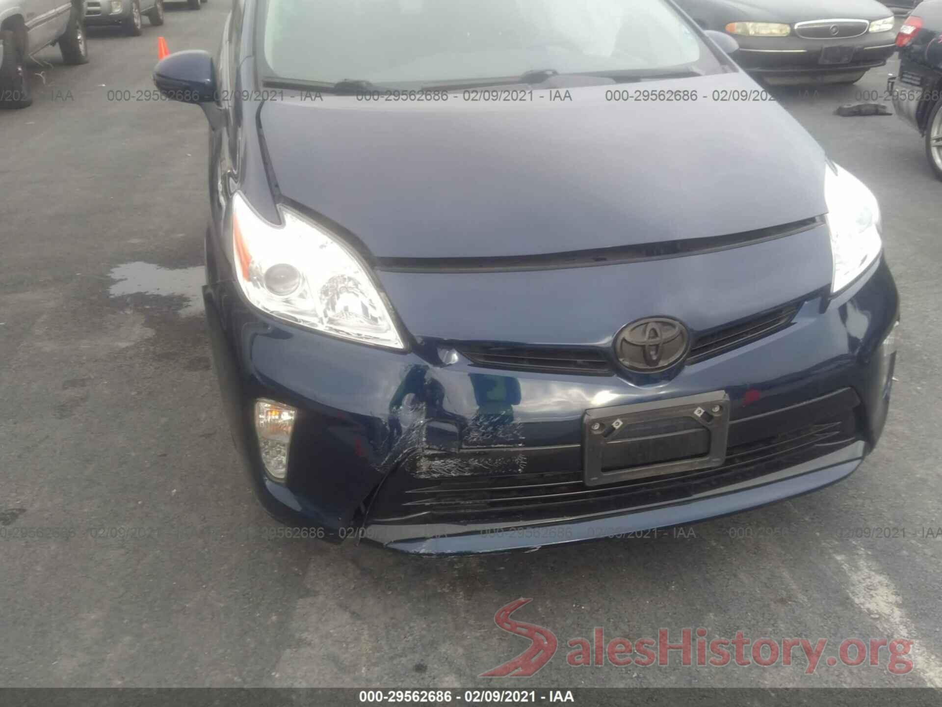 JTDKN3DU0F1946241 2015 TOYOTA PRIUS