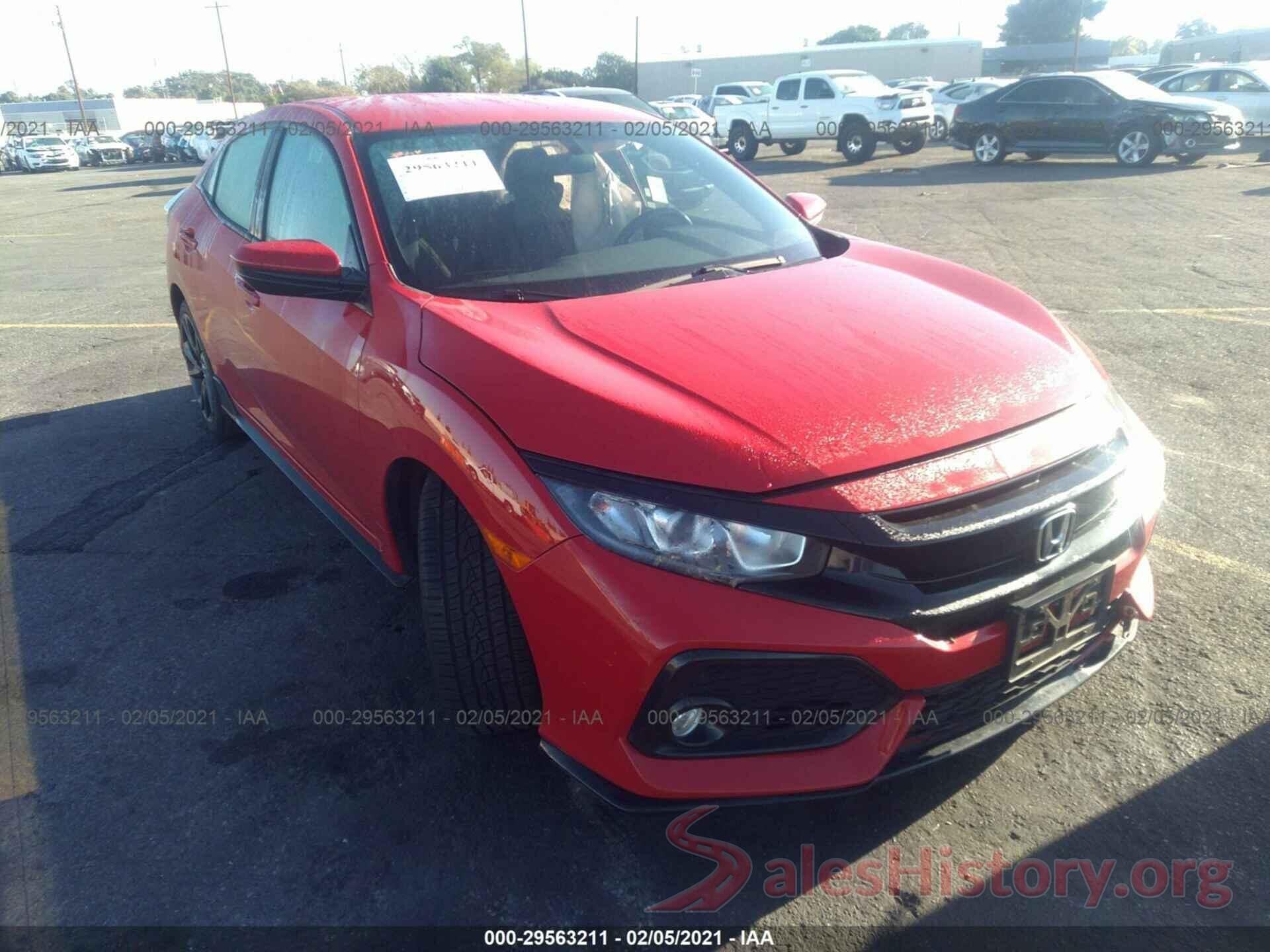 SHHFK7H4XJU405014 2018 HONDA CIVIC HATCHBACK