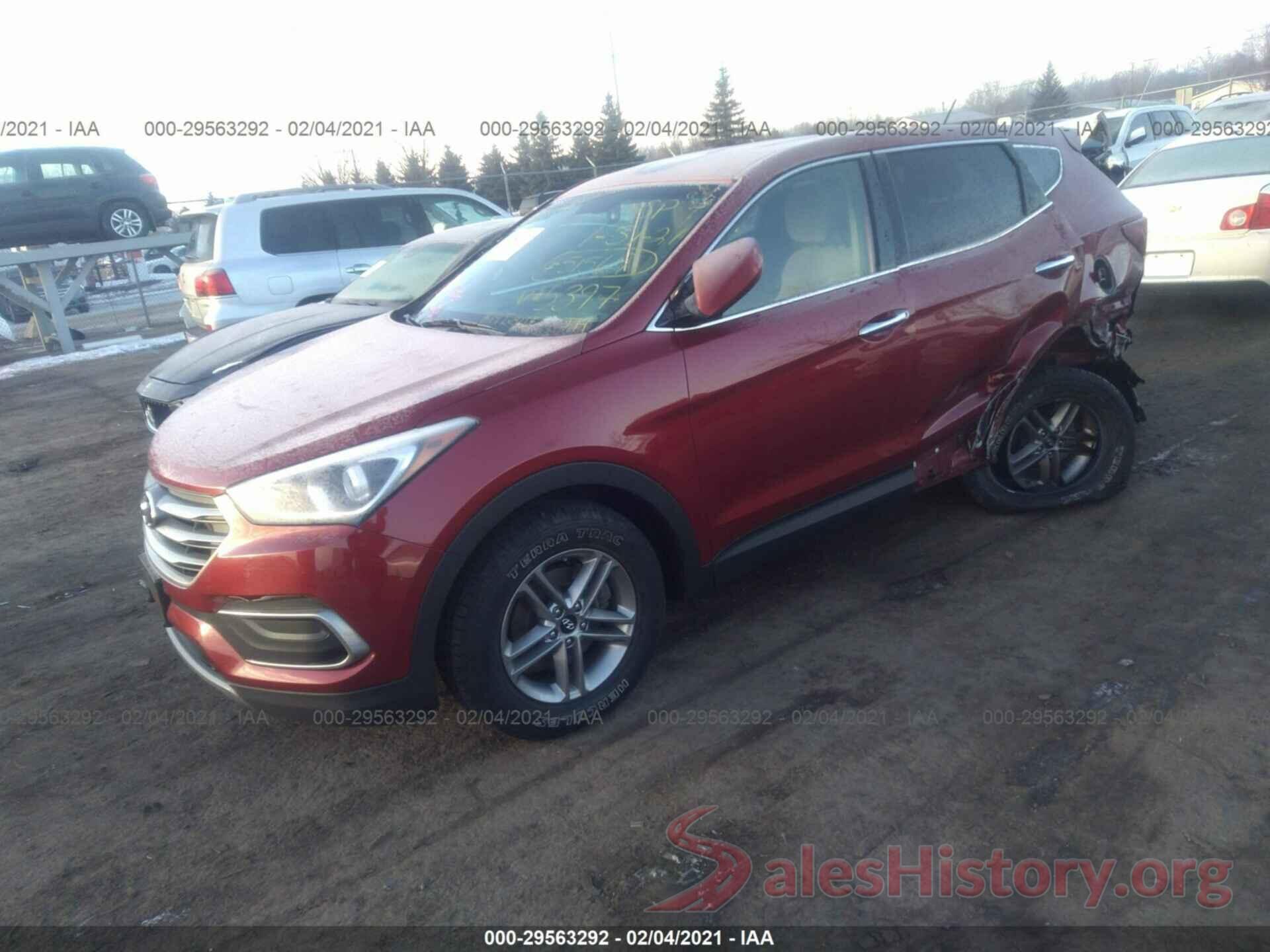 5XYZTDLB4JG525397 2018 HYUNDAI SANTA FE SPORT