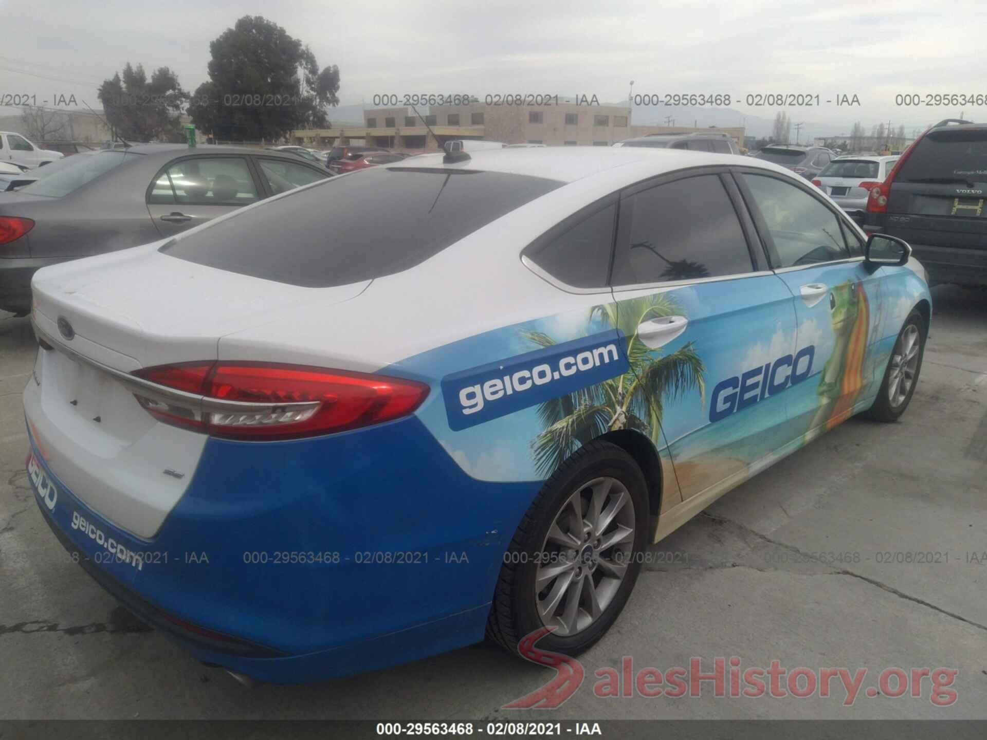 3FA6P0H76HR145231 2017 FORD FUSION