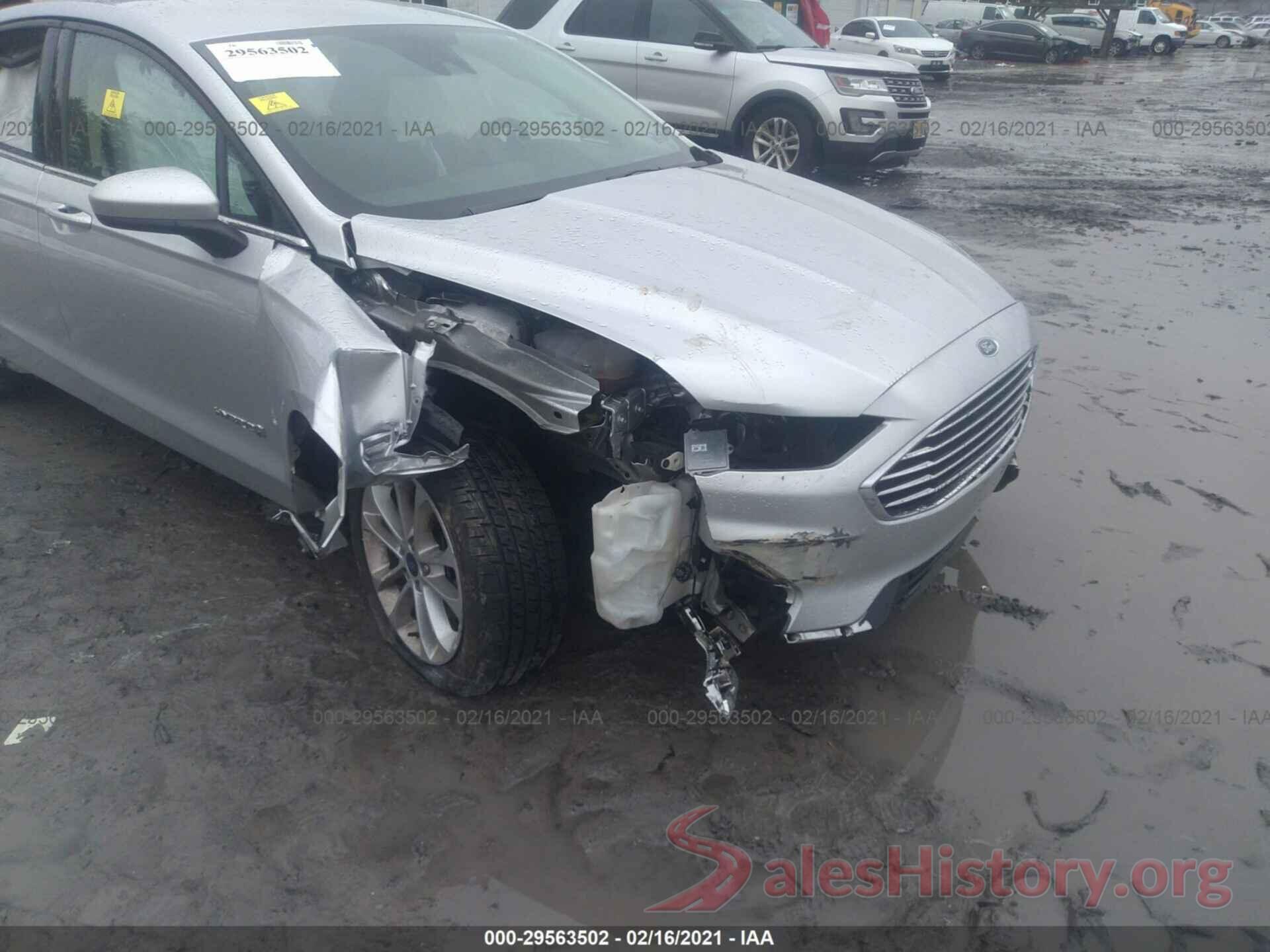 3FA6P0LU4KR181441 2019 FORD FUSION HYBRID