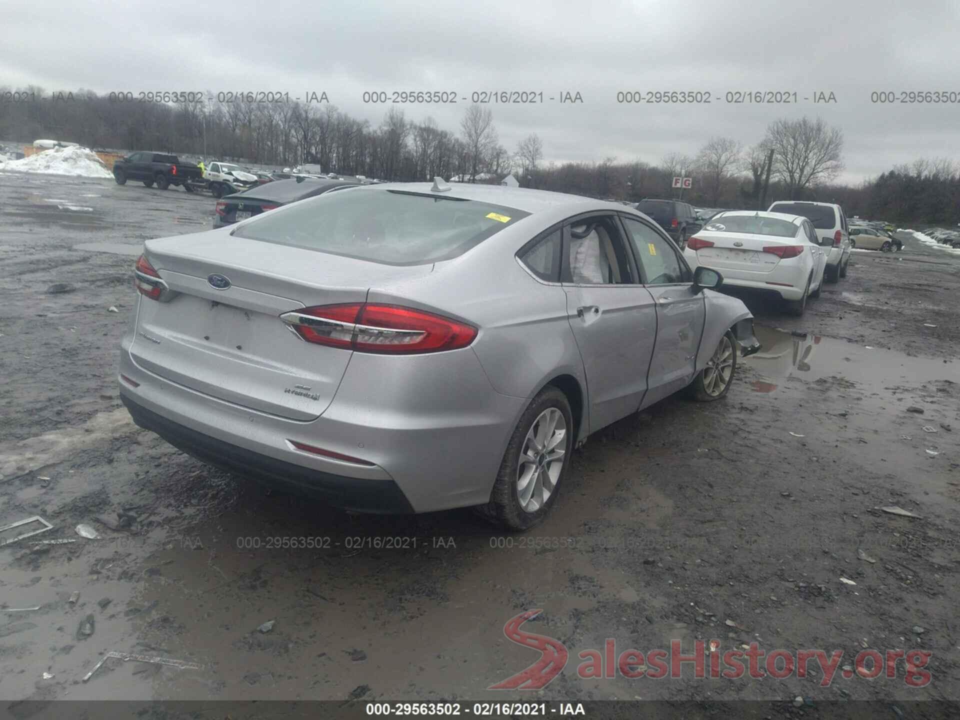 3FA6P0LU4KR181441 2019 FORD FUSION HYBRID