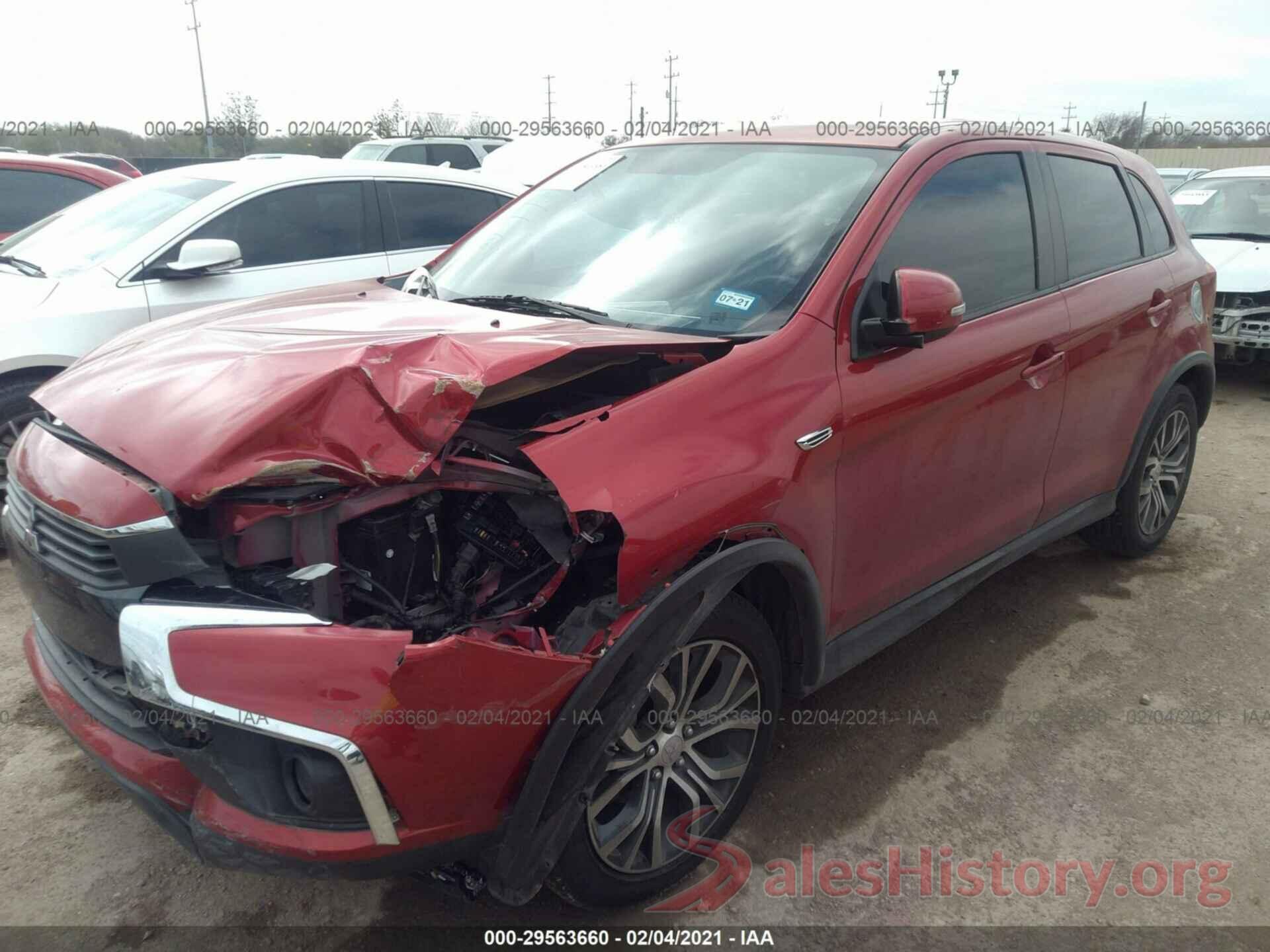 JA4AP3AU6HZ016983 2017 MITSUBISHI OUTLANDER SPORT