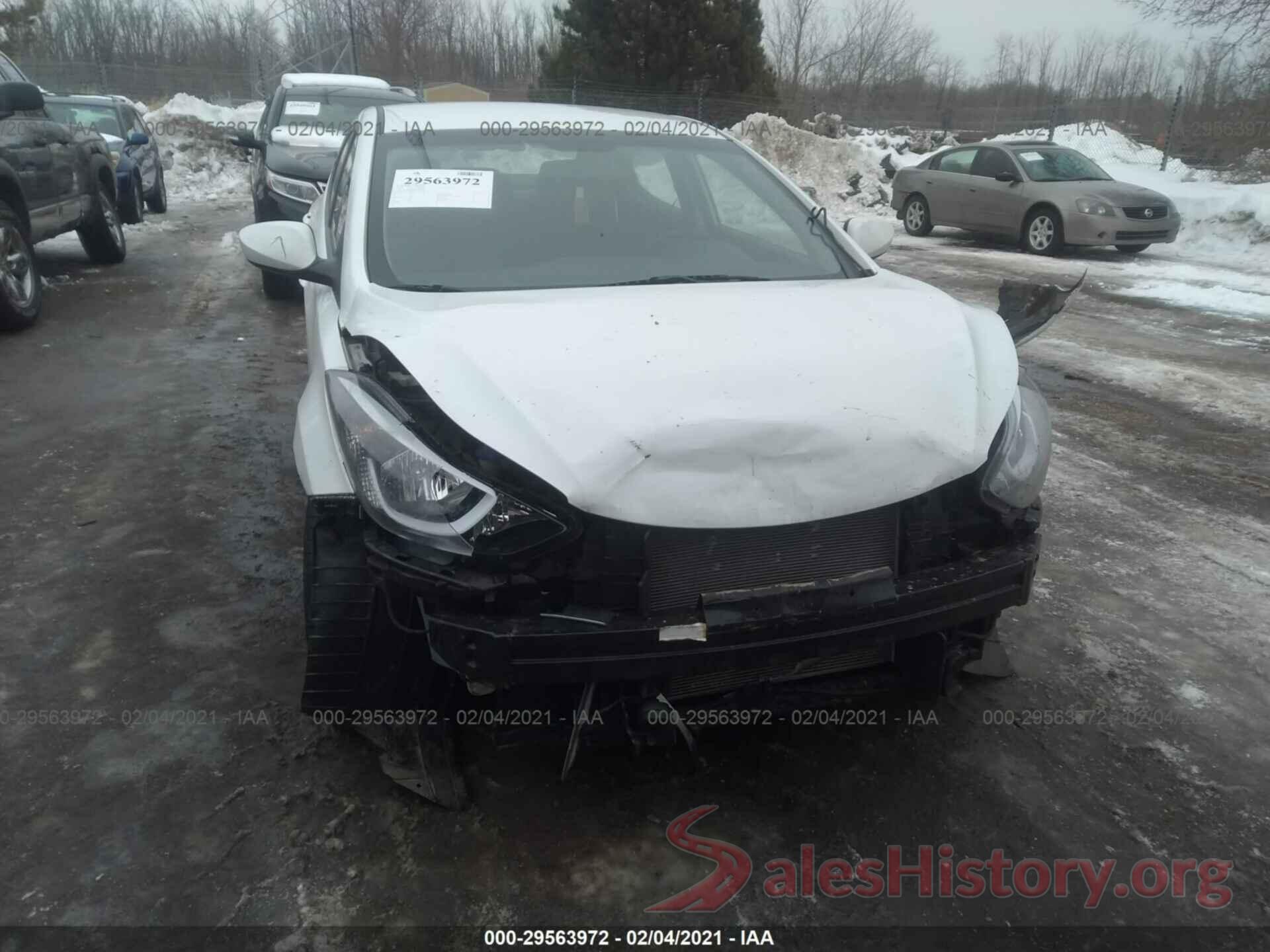 5NPDH4AE9GH664337 2016 HYUNDAI ELANTRA