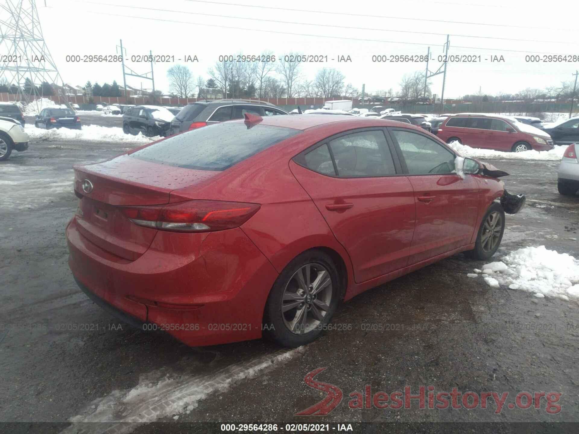 5NPD84LF5HH174291 2017 HYUNDAI ELANTRA