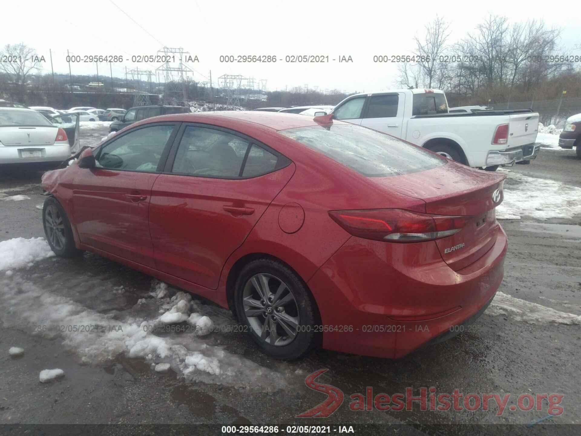 5NPD84LF5HH174291 2017 HYUNDAI ELANTRA