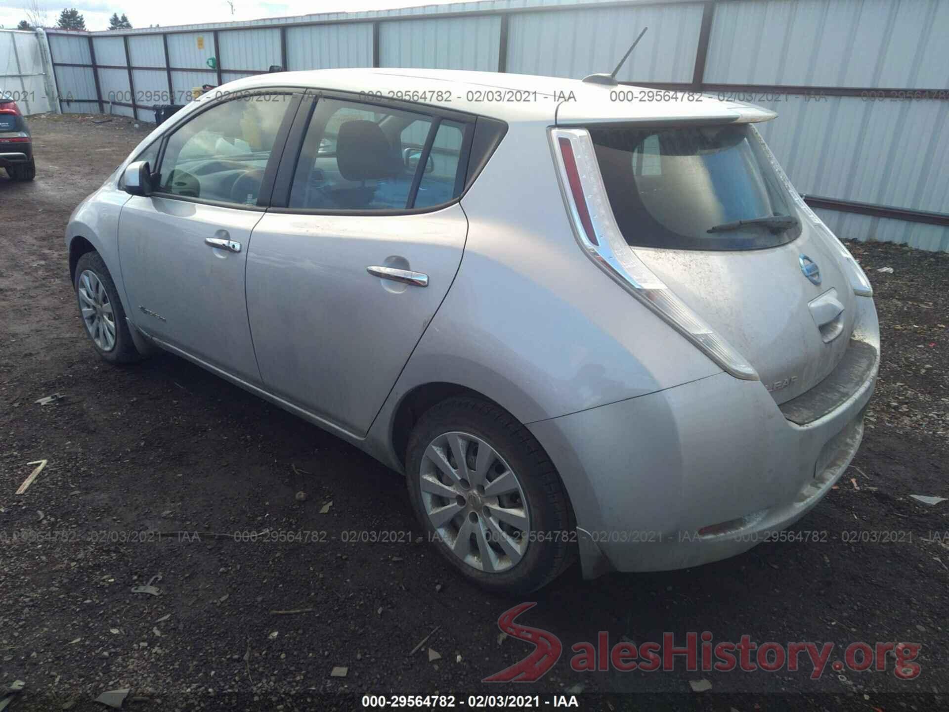 1N4BZ0CP1GC314312 2016 NISSAN LEAF