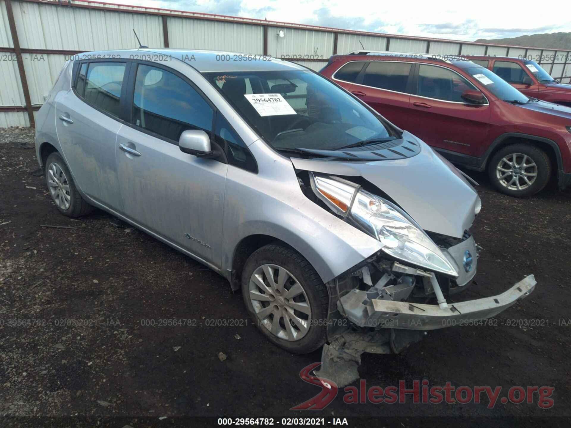 1N4BZ0CP1GC314312 2016 NISSAN LEAF