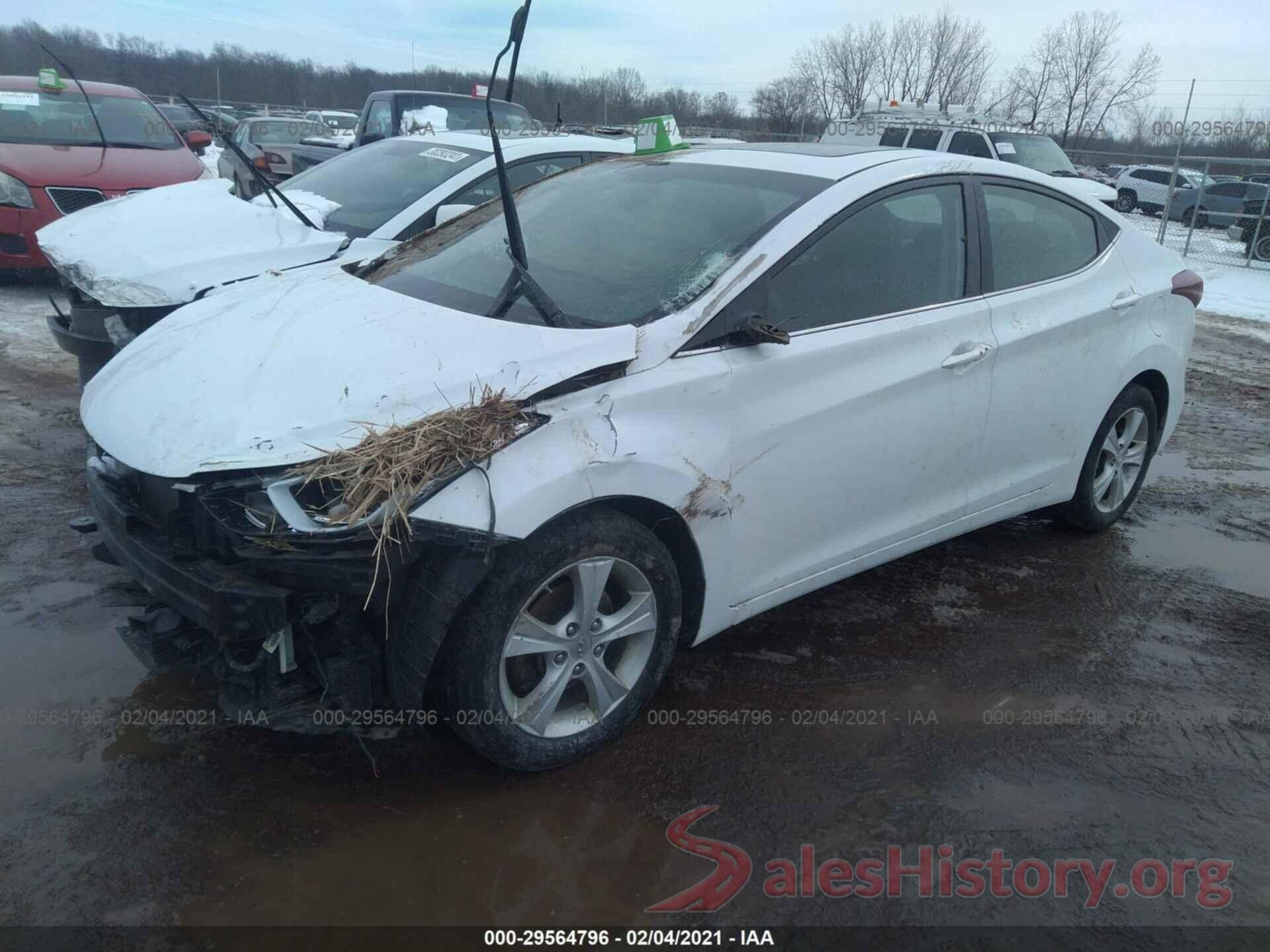 5NPDH4AE9GH669005 2016 HYUNDAI ELANTRA