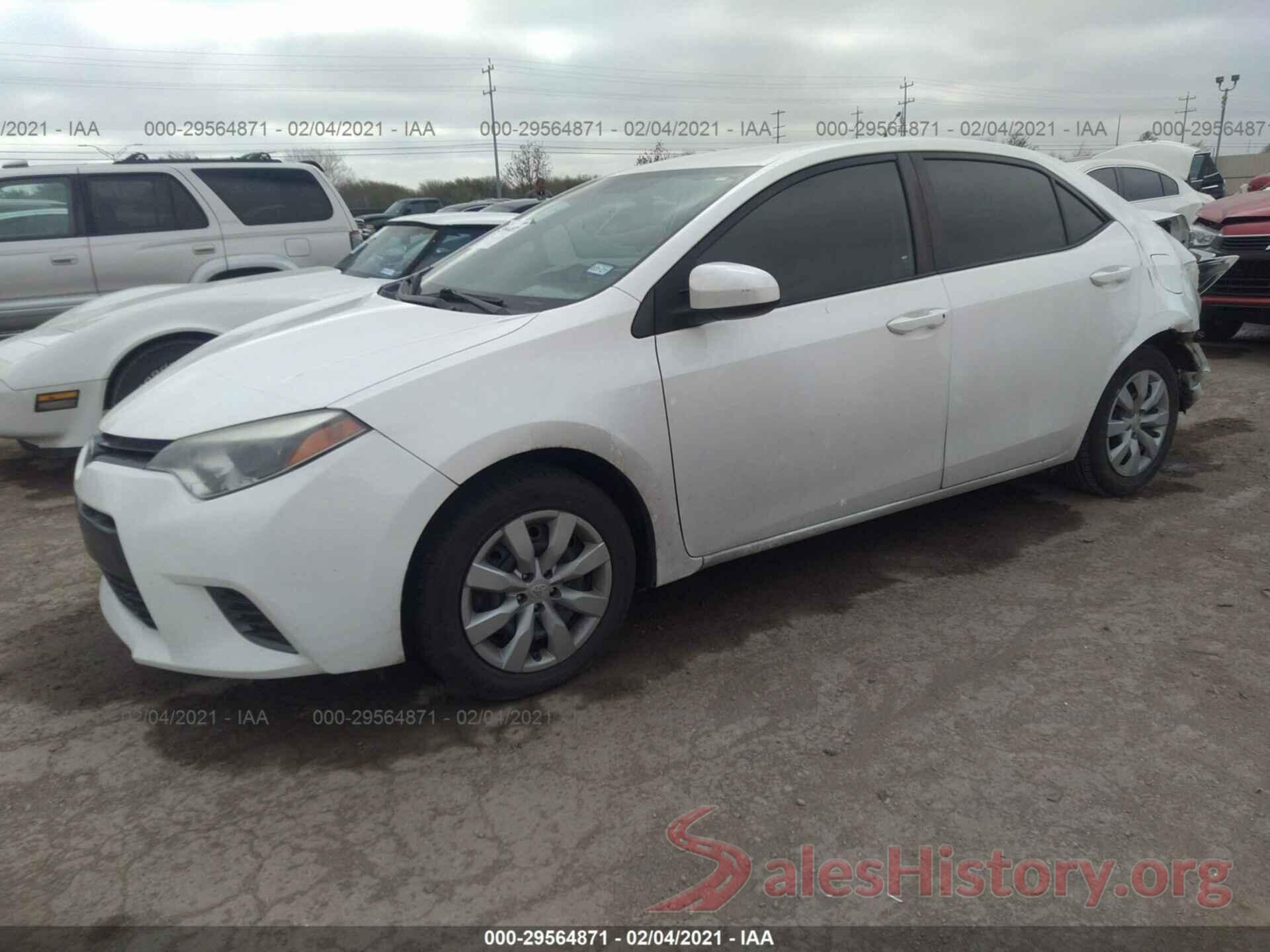 5YFBURHE4GP514323 2016 TOYOTA COROLLA