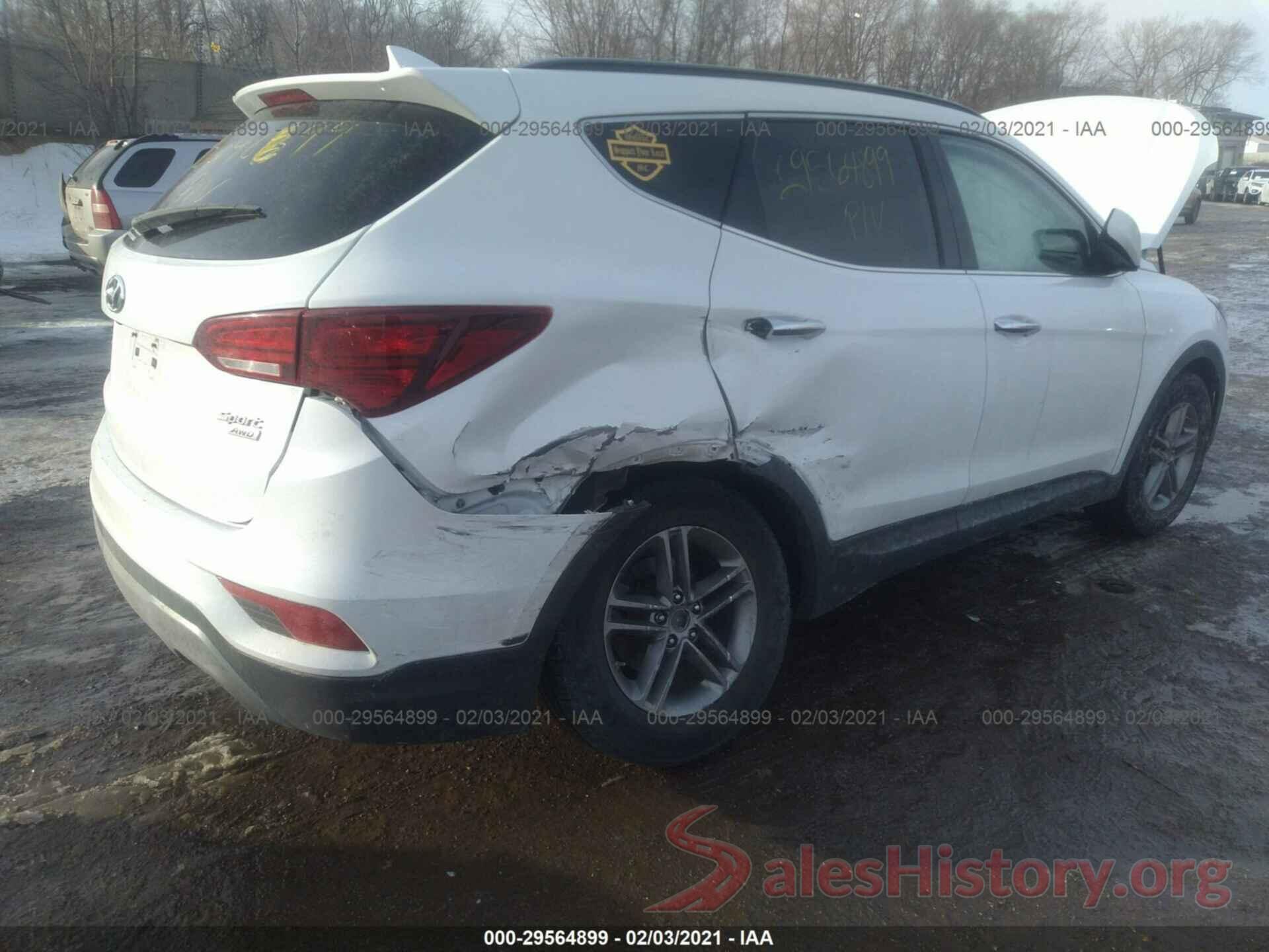 5NMZUDLB6HH007255 2017 HYUNDAI SANTA FE SPORT