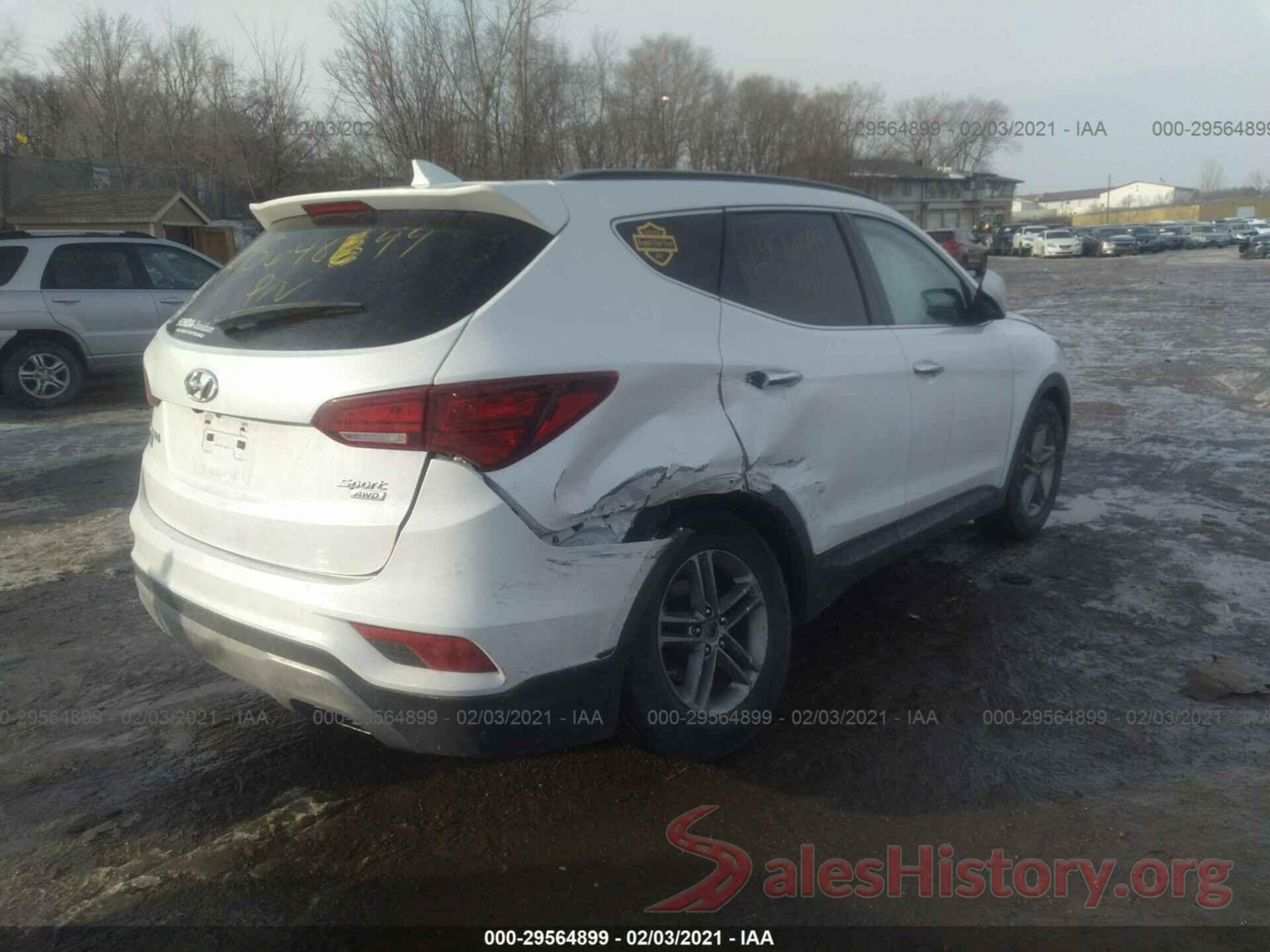 5NMZUDLB6HH007255 2017 HYUNDAI SANTA FE SPORT