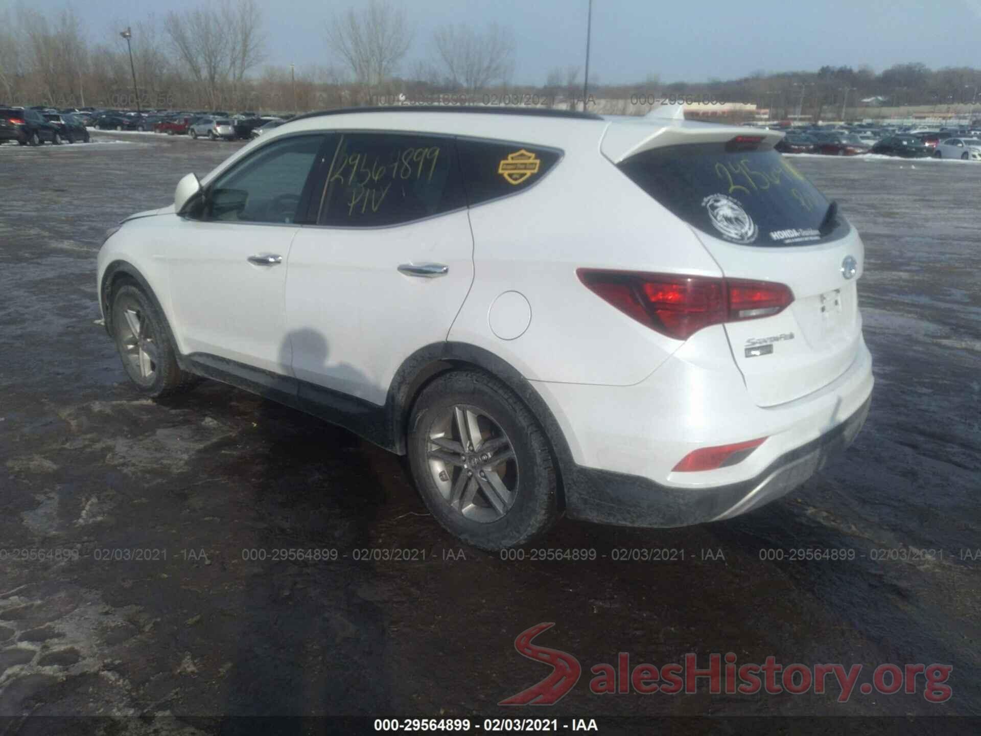 5NMZUDLB6HH007255 2017 HYUNDAI SANTA FE SPORT