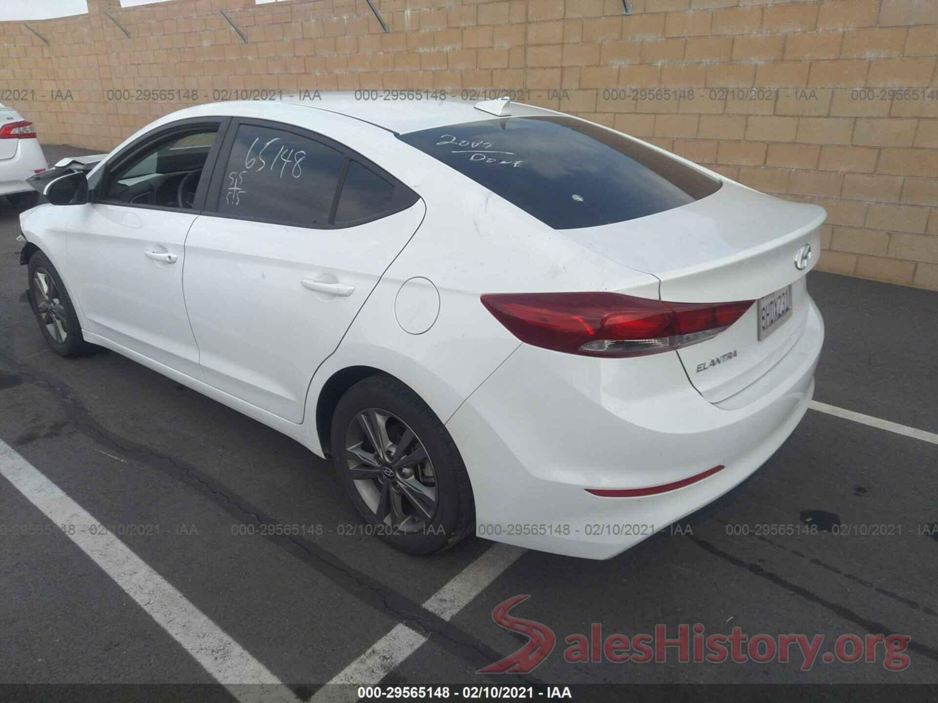 5NPD84LF7JH299797 2018 HYUNDAI ELANTRA