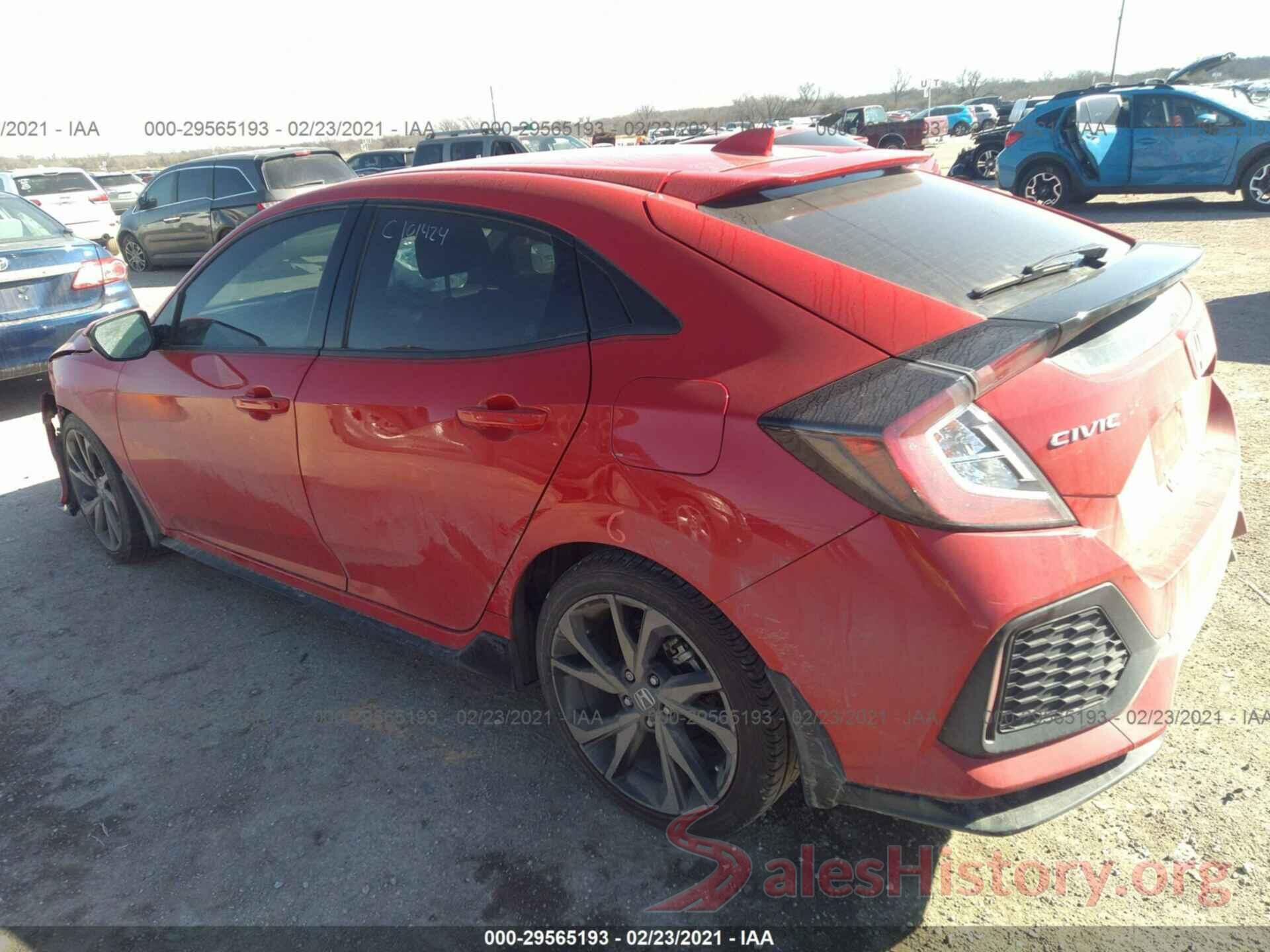 SHHFK7H49KU201788 2019 HONDA CIVIC HATCHBACK