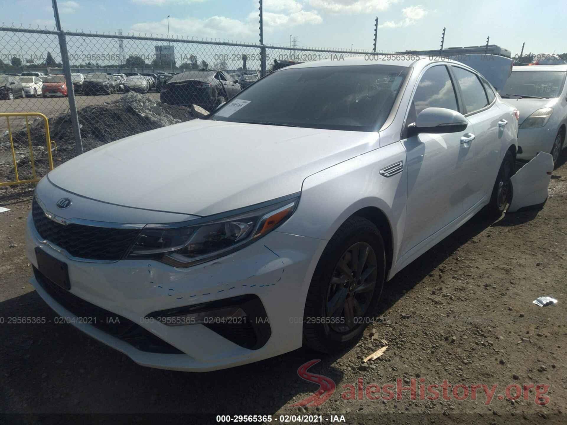 5XXGT4L3XLG395391 2020 KIA OPTIMA