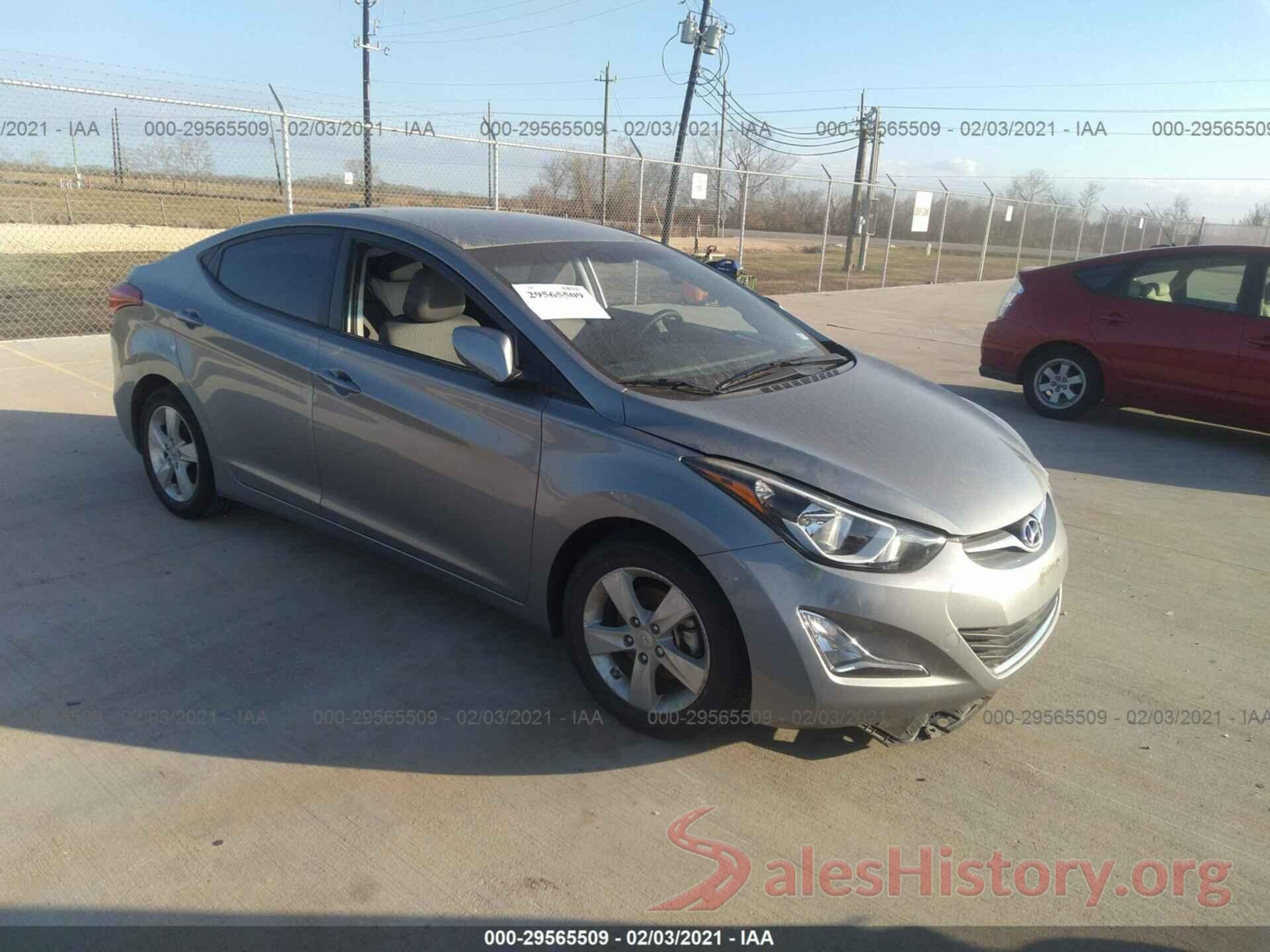 KMHDH4AE6GU503218 2016 HYUNDAI ELANTRA