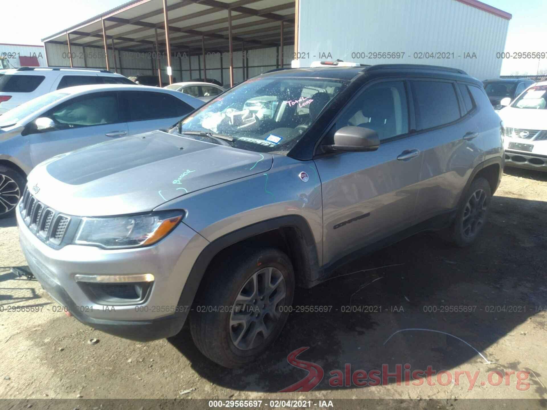 3C4NJDDBXKT721292 2019 JEEP COMPASS